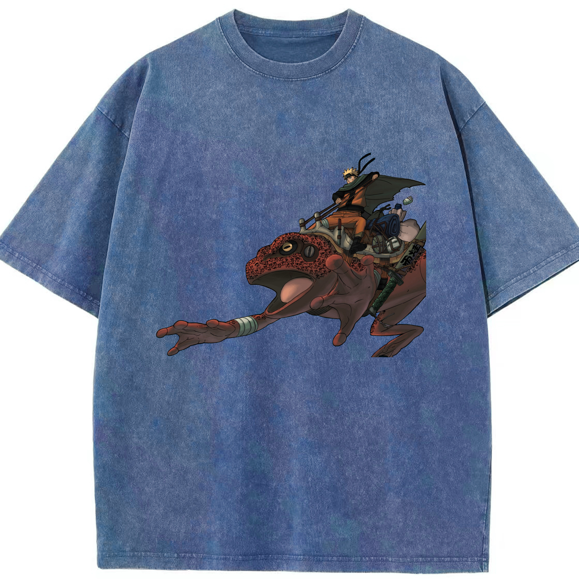 （画像用） NARUTO -ナルト- うずまき ナルト Uzumaki Naruto 綿100% ヴィンテージ風 半袖Tシャツ（フロントプリント）
