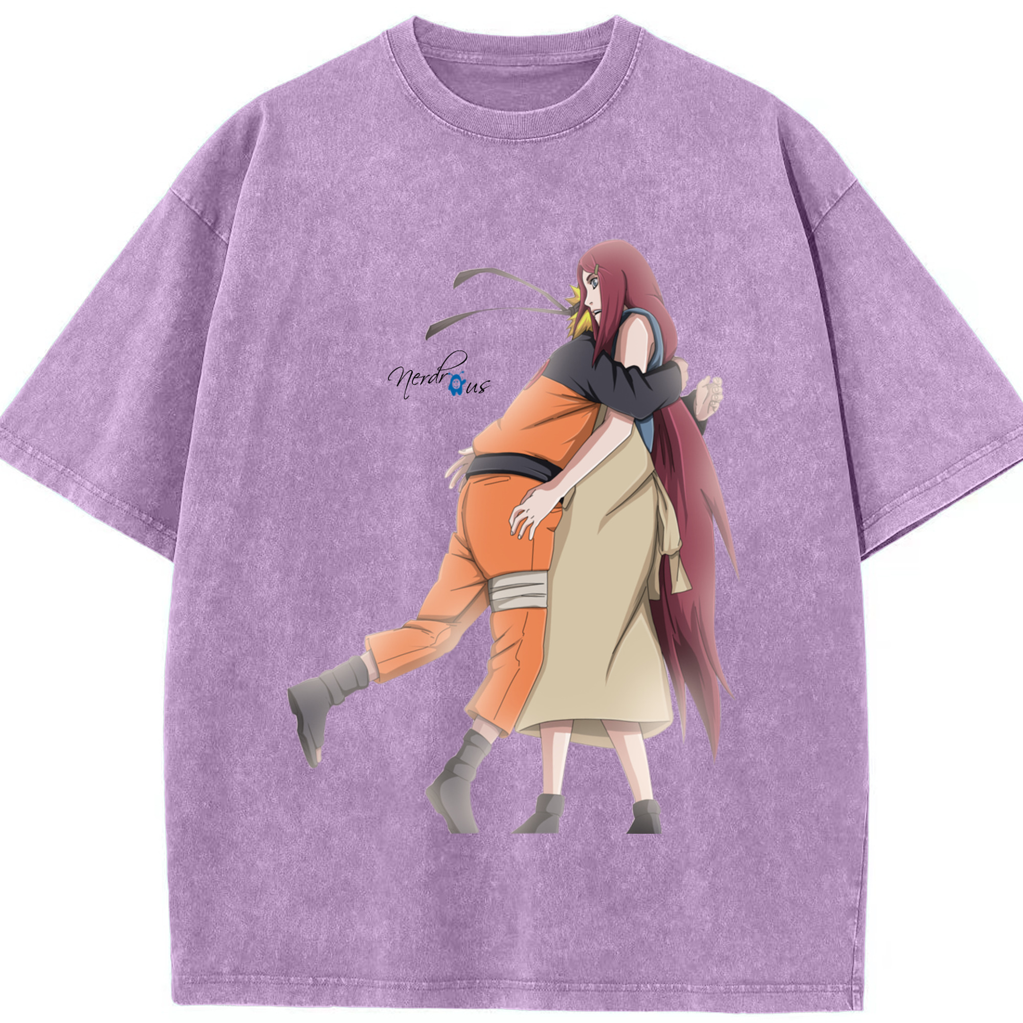 （画像用） NARUTO -ナルト- うずまき ナルト Uzumaki Naruto 綿100% ヴィンテージ風 半袖Tシャツ（フロントプリント）