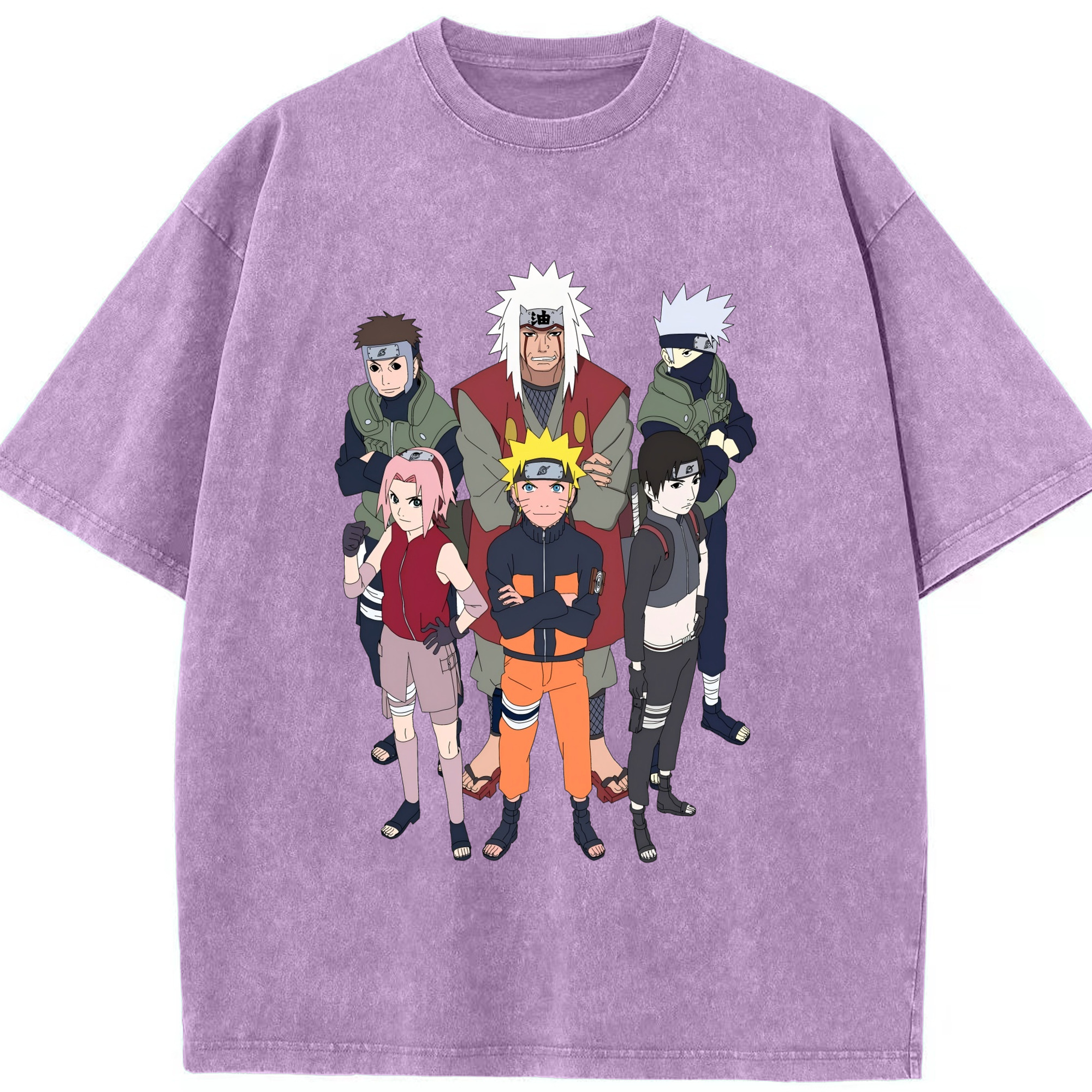 （画像用） NARUTO -ナルト- うずまき ナルト Uzumaki Naruto 綿100% ヴィンテージ風 半袖Tシャツ（フロントプリント）