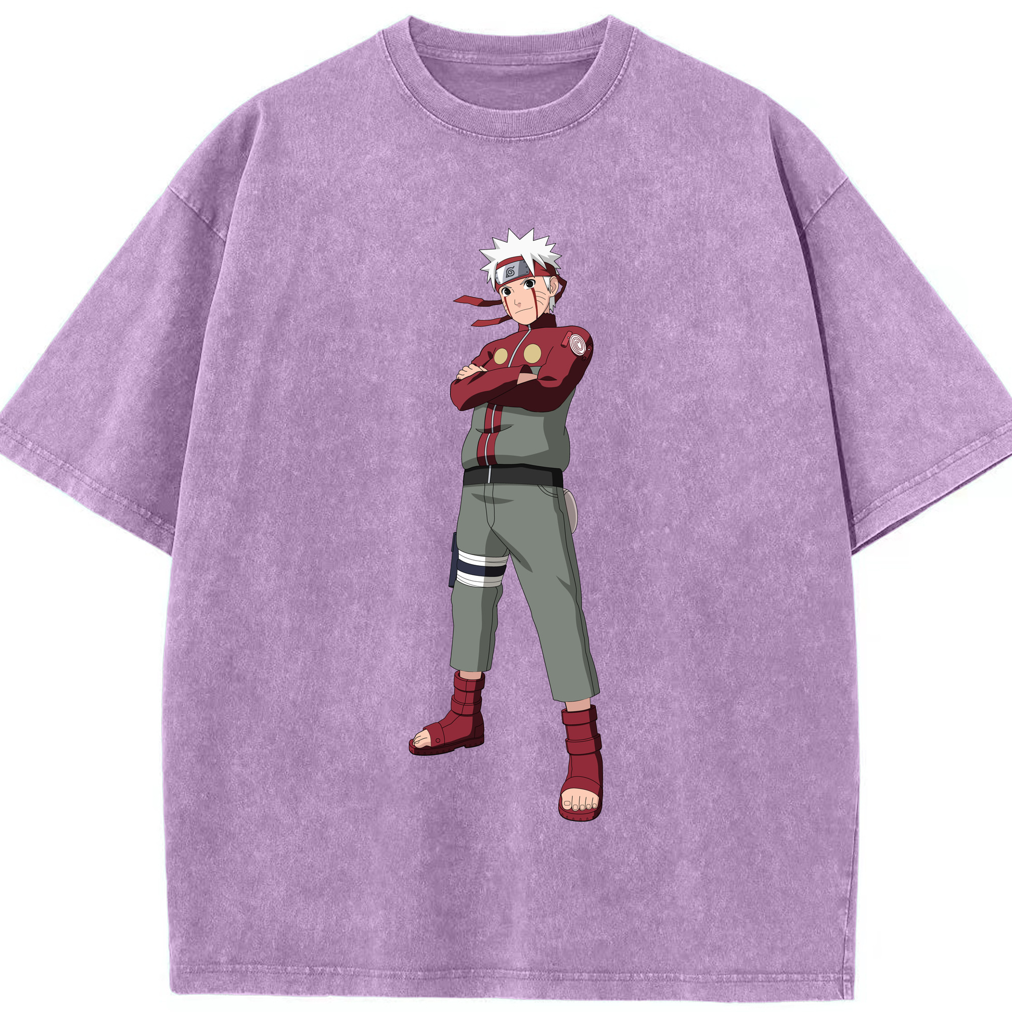 （画像用） NARUTO -ナルト- うずまき ナルト Uzumaki Naruto 綿100% ヴィンテージ風 半袖Tシャツ（フロントプリント）