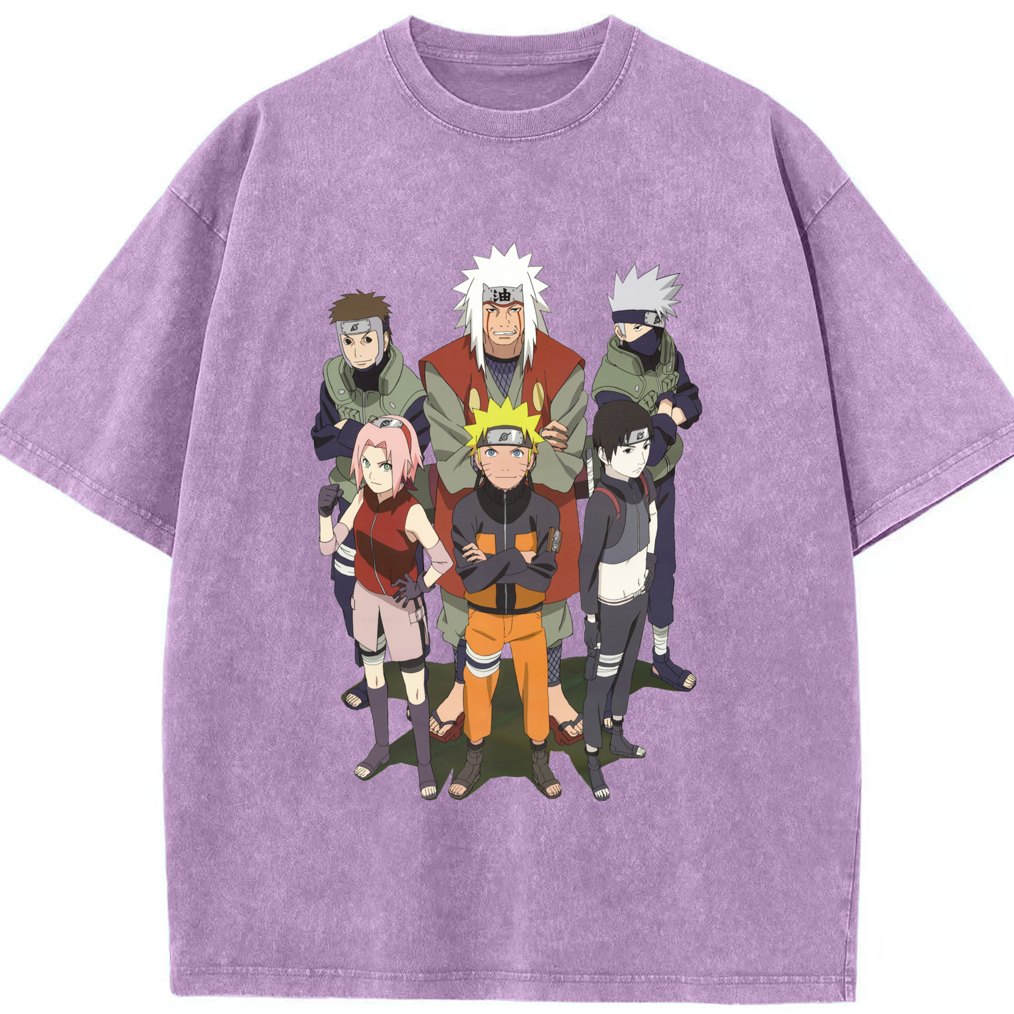 （画像用） NARUTO -ナルト- うずまき ナルト Uzumaki Naruto 綿100% ヴィンテージ風 半袖Tシャツ（フロントプリント）