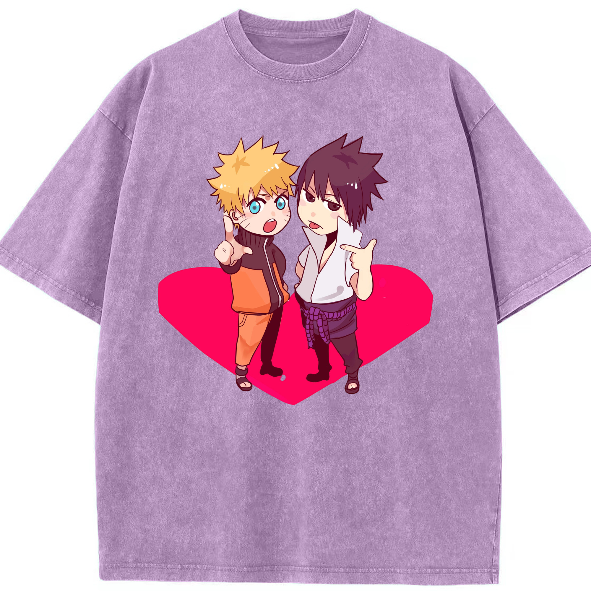 （画像用） NARUTO -ナルト- うずまき ナルト Uzumaki Naruto 綿100% ヴィンテージ風 半袖Tシャツ（フロントプリント）