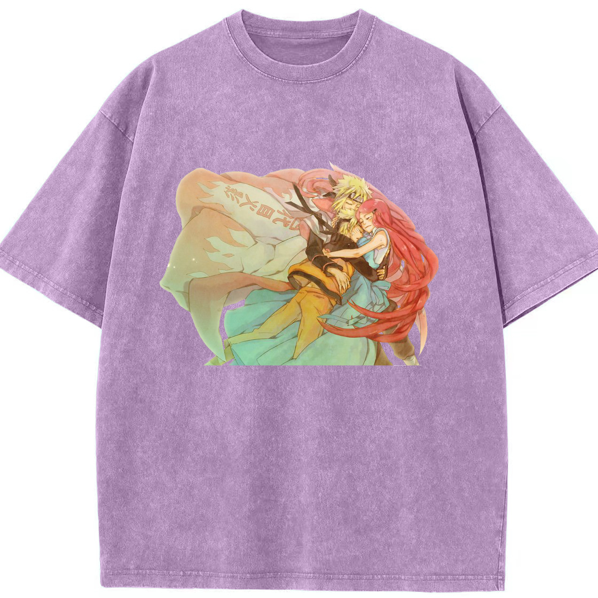 （画像用） NARUTO -ナルト- うずまき ナルト Uzumaki Naruto 綿100% ヴィンテージ風 半袖Tシャツ（フロントプリント）
