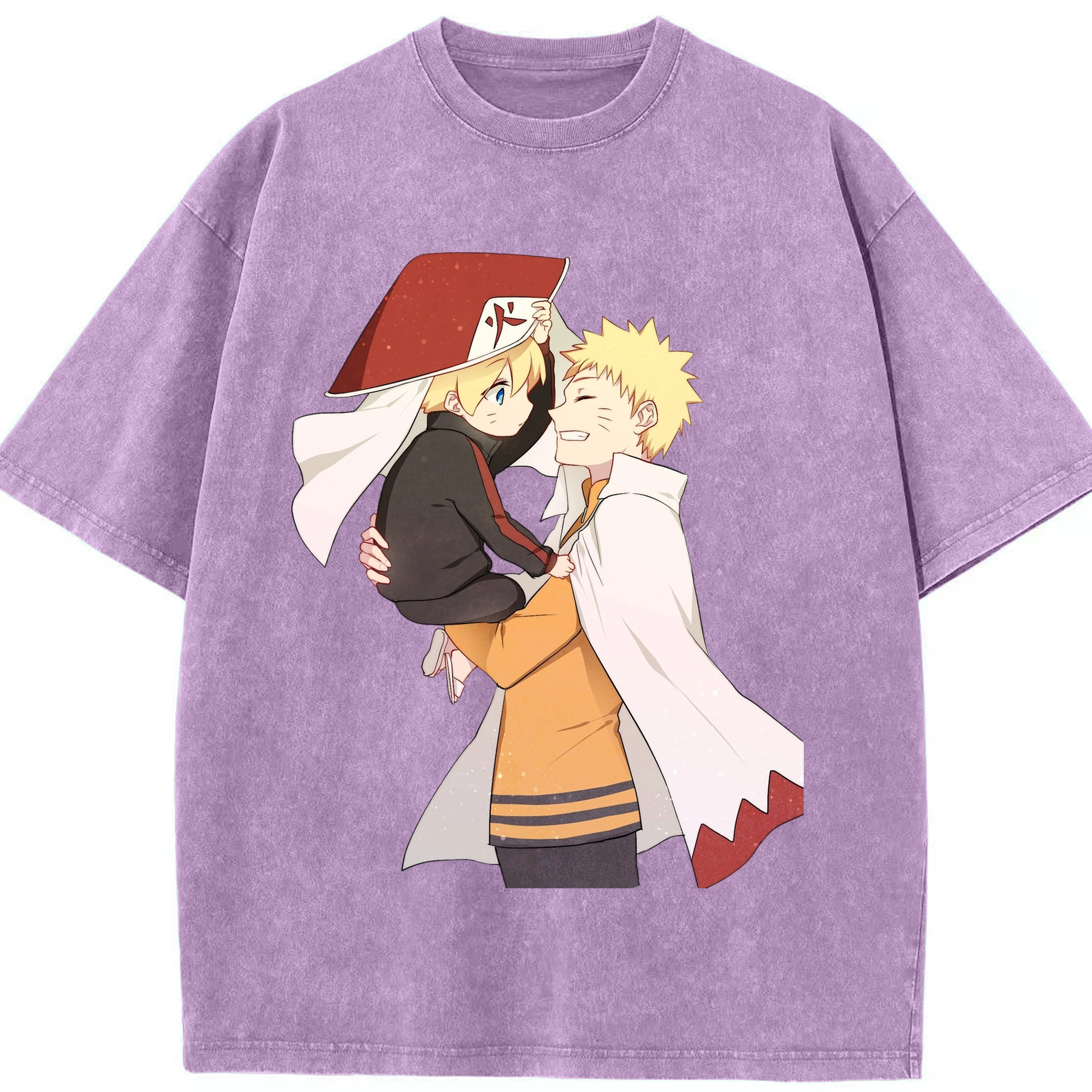 （画像用） NARUTO -ナルト- うずまき ナルト Uzumaki Naruto 綿100% ヴィンテージ風 半袖Tシャツ（フロントプリント）