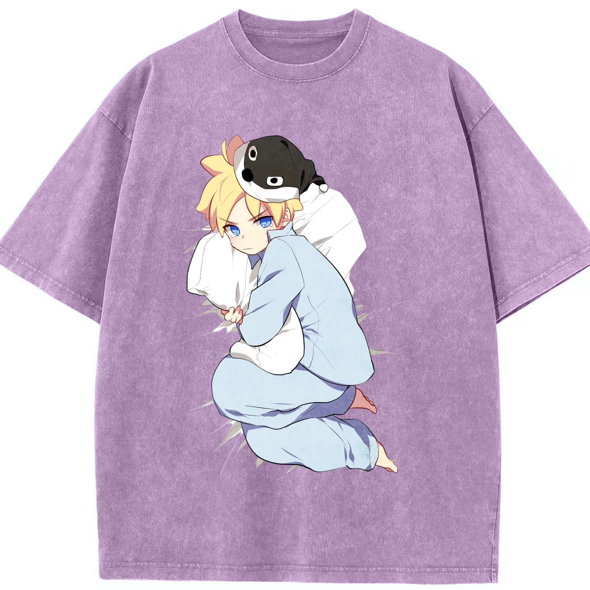 （画像用） NARUTO -ナルト- うずまき ナルト Uzumaki Naruto 綿100% ヴィンテージ風 半袖Tシャツ（フロントプリント）