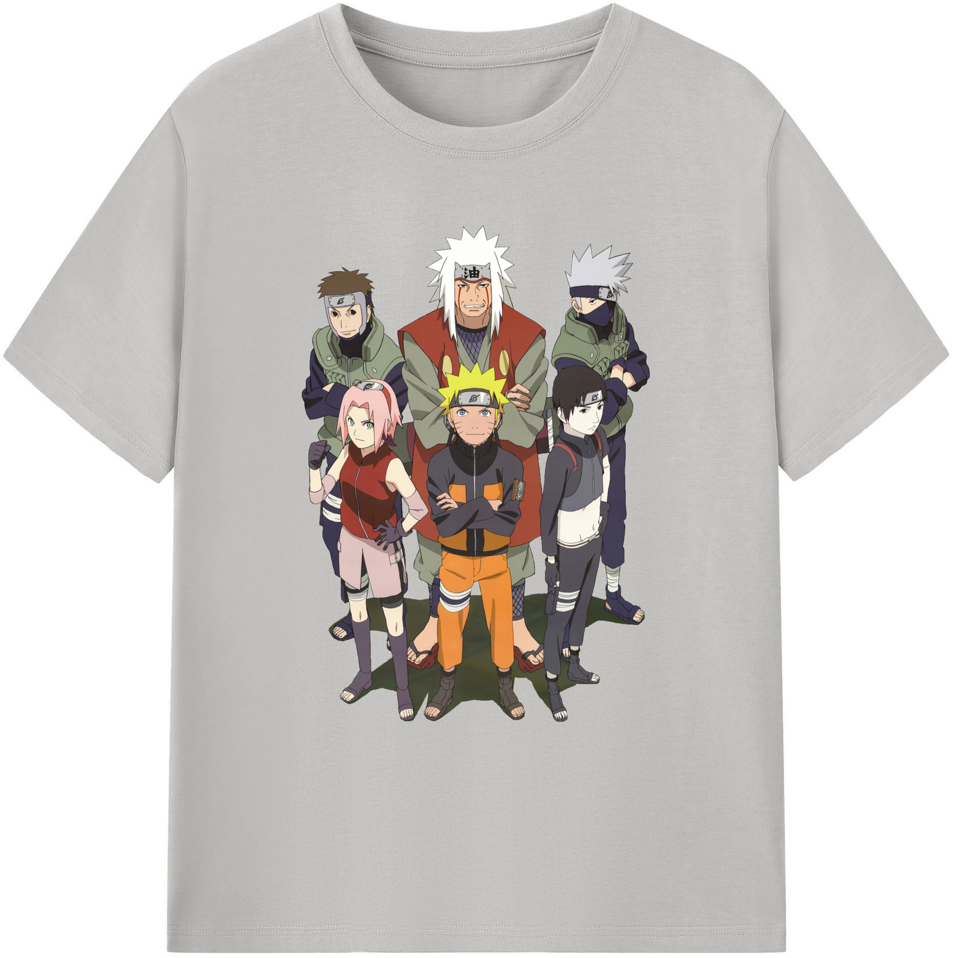 （画像用） NARUTO -ナルト- うずまき ナルト Uzumaki Naruto 綿100％ メンズ半袖Tシャツ｜肌触りやわらか＆通気性