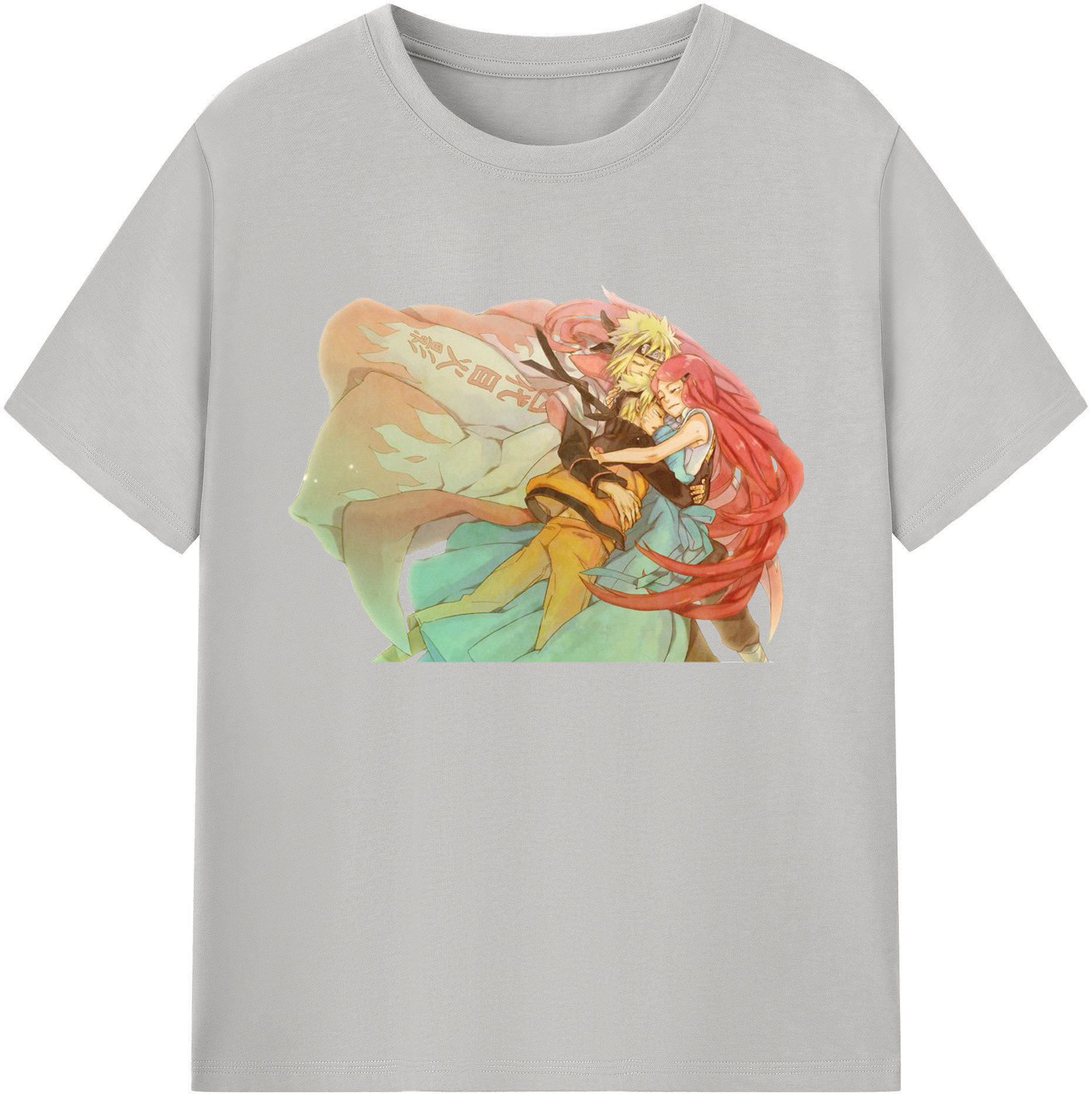 （画像用） NARUTO -ナルト- うずまき ナルト Uzumaki Naruto 綿100％ メンズ半袖Tシャツ｜肌触りやわらか＆通気性