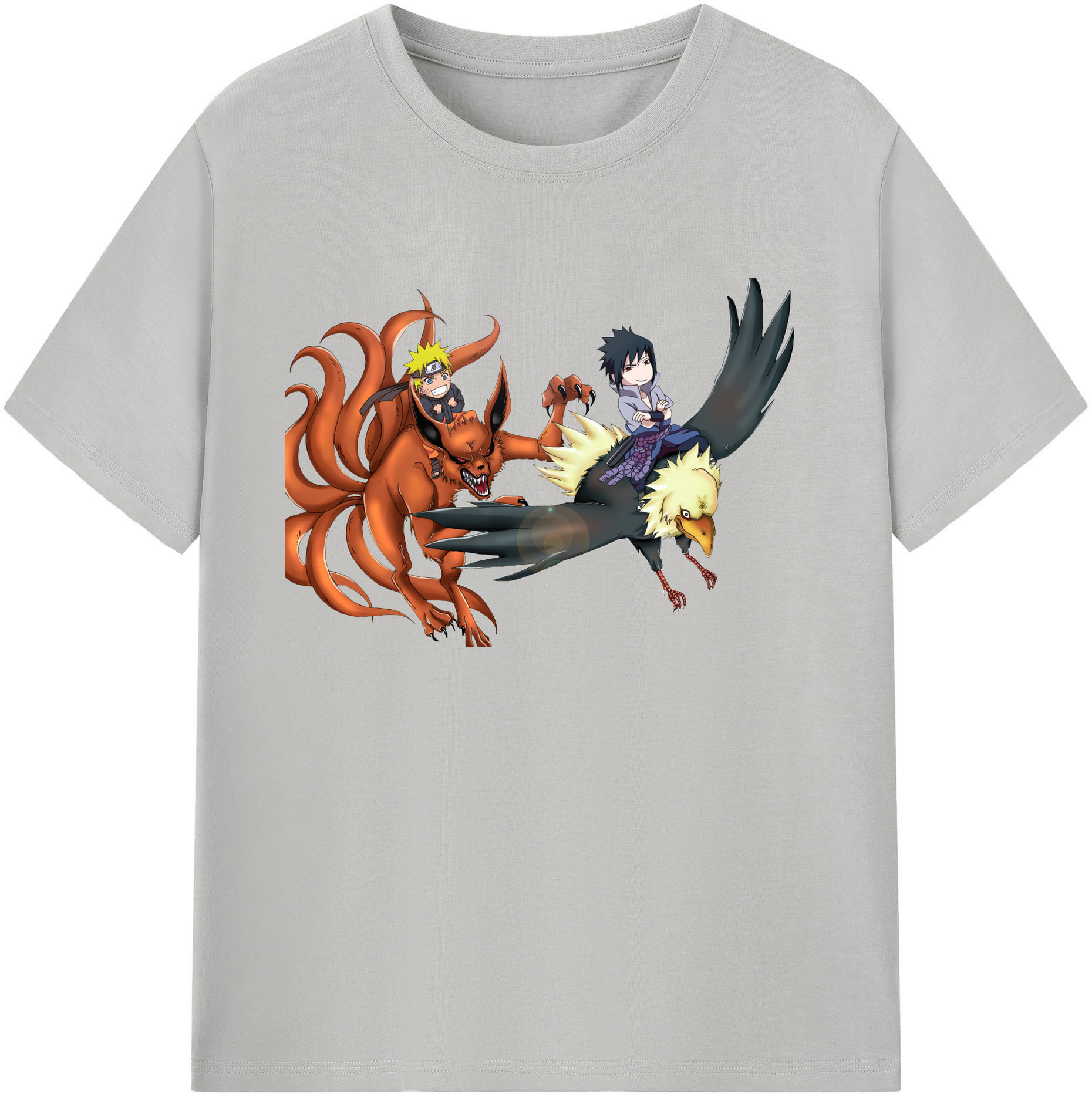 （画像用） NARUTO -ナルト- うずまき ナルト Uzumaki Naruto 綿100％ メンズ半袖Tシャツ｜肌触りやわらか＆通気性