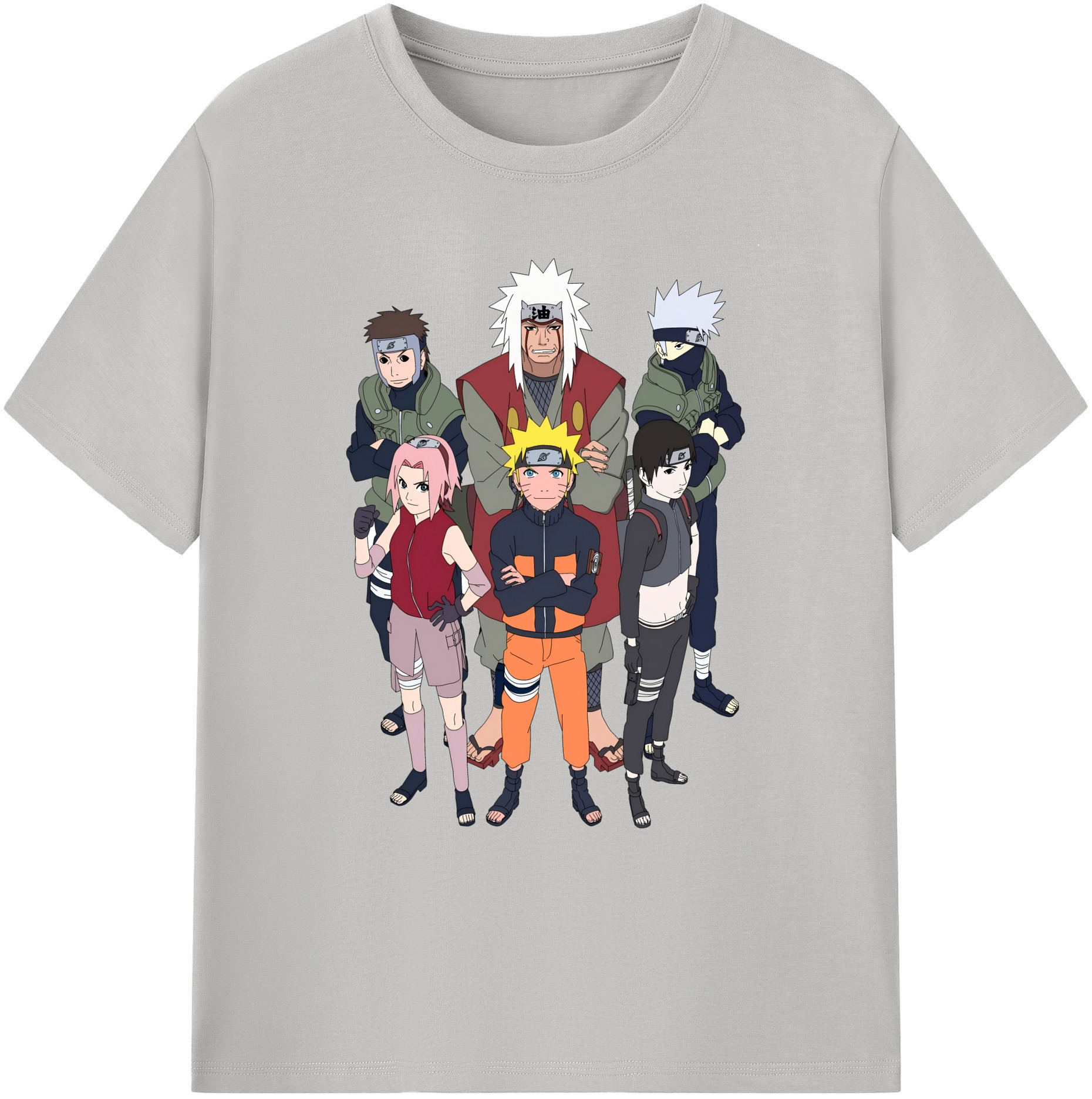 （画像用） NARUTO -ナルト- うずまき ナルト Uzumaki Naruto 綿100％ メンズ半袖Tシャツ｜肌触りやわらか＆通気性