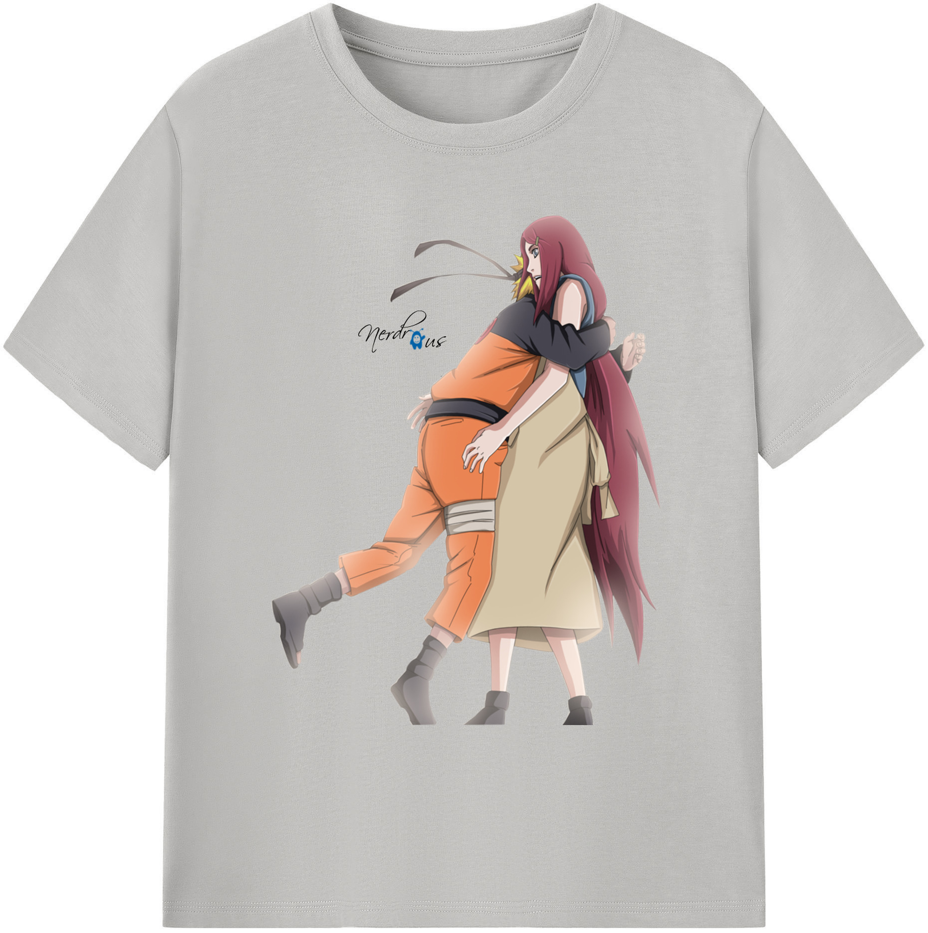 （画像用） NARUTO -ナルト- うずまき ナルト Uzumaki Naruto 綿100％ メンズ半袖Tシャツ｜肌触りやわらか＆通気性