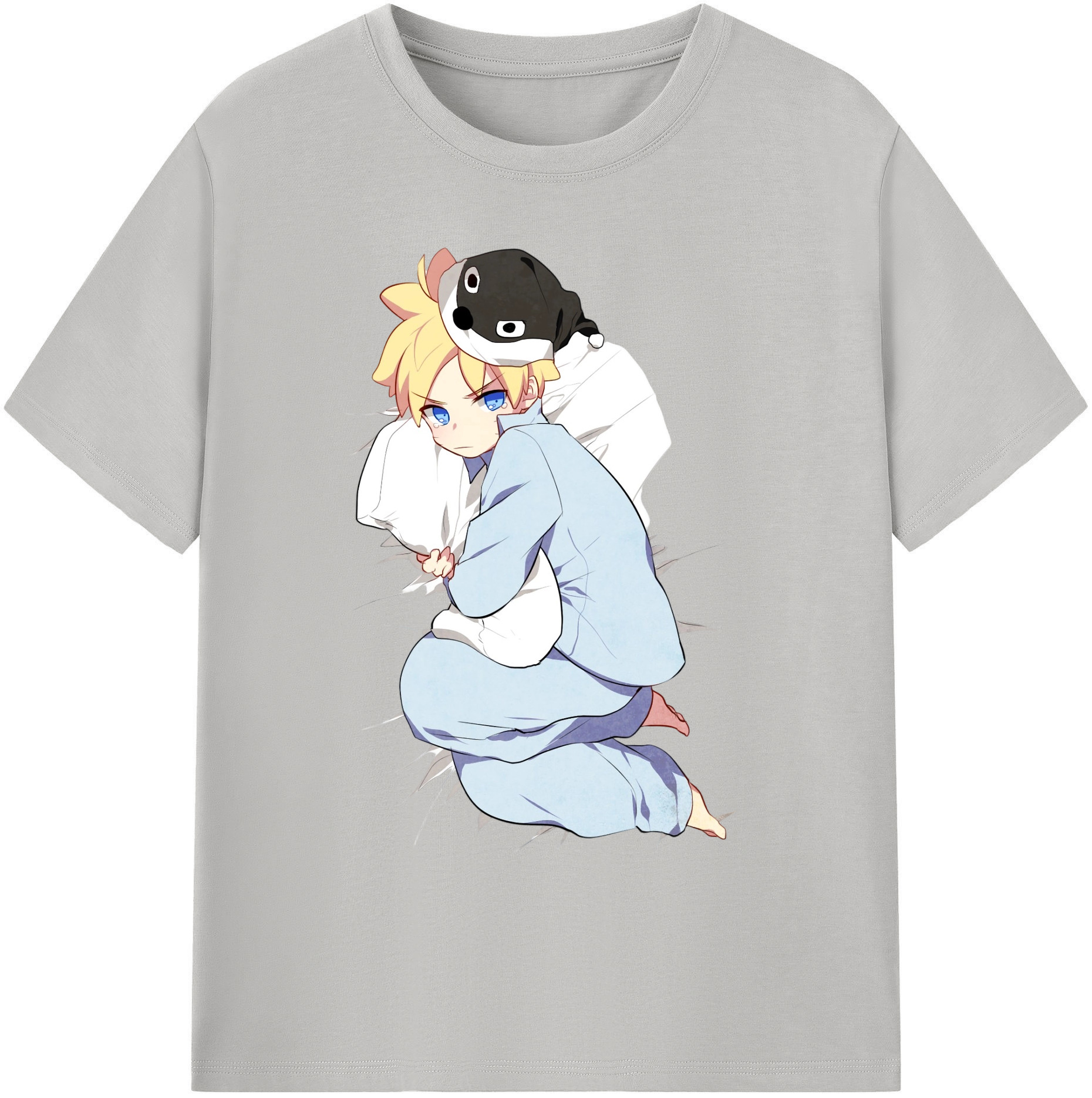 （画像用） NARUTO -ナルト- うずまき ナルト Uzumaki Naruto 綿100％ メンズ半袖Tシャツ｜肌触りやわらか＆通気性