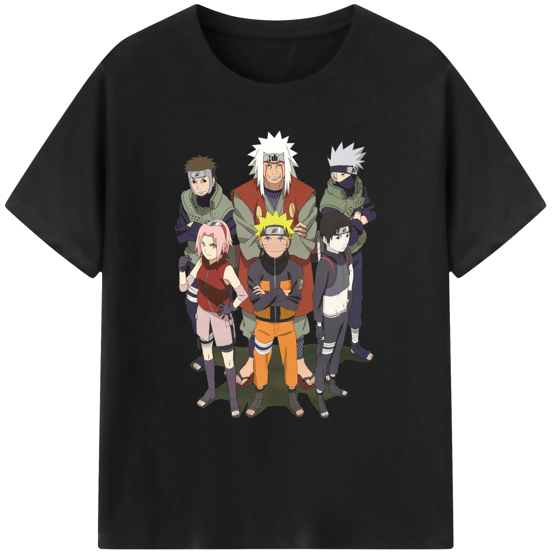 （画像用） NARUTO -ナルト- うずまき ナルト Uzumaki Naruto 綿100％ メンズ半袖Tシャツ｜肌触りやわらか＆通気性
