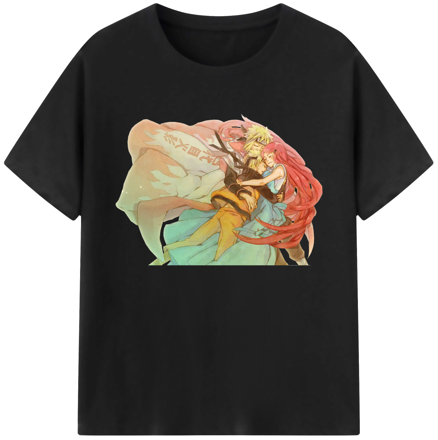 （画像用） NARUTO -ナルト- うずまき ナルト Uzumaki Naruto 綿100％ メンズ半袖Tシャツ｜肌触りやわらか＆通気性