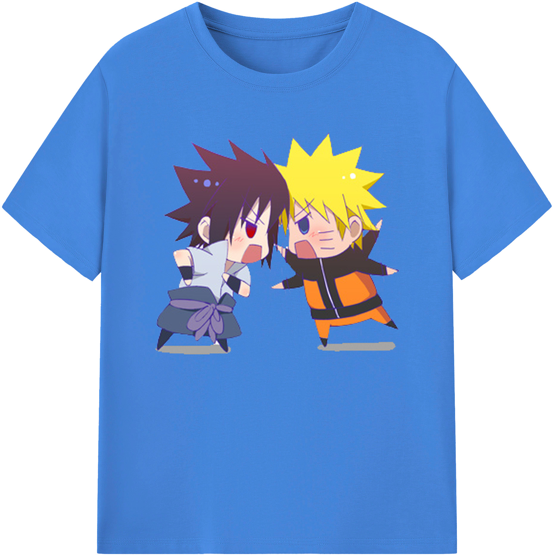 （画像用） NARUTO -ナルト- うずまき ナルト Uzumaki Naruto 綿100％ メンズ半袖Tシャツ｜肌触りやわらか＆通気性