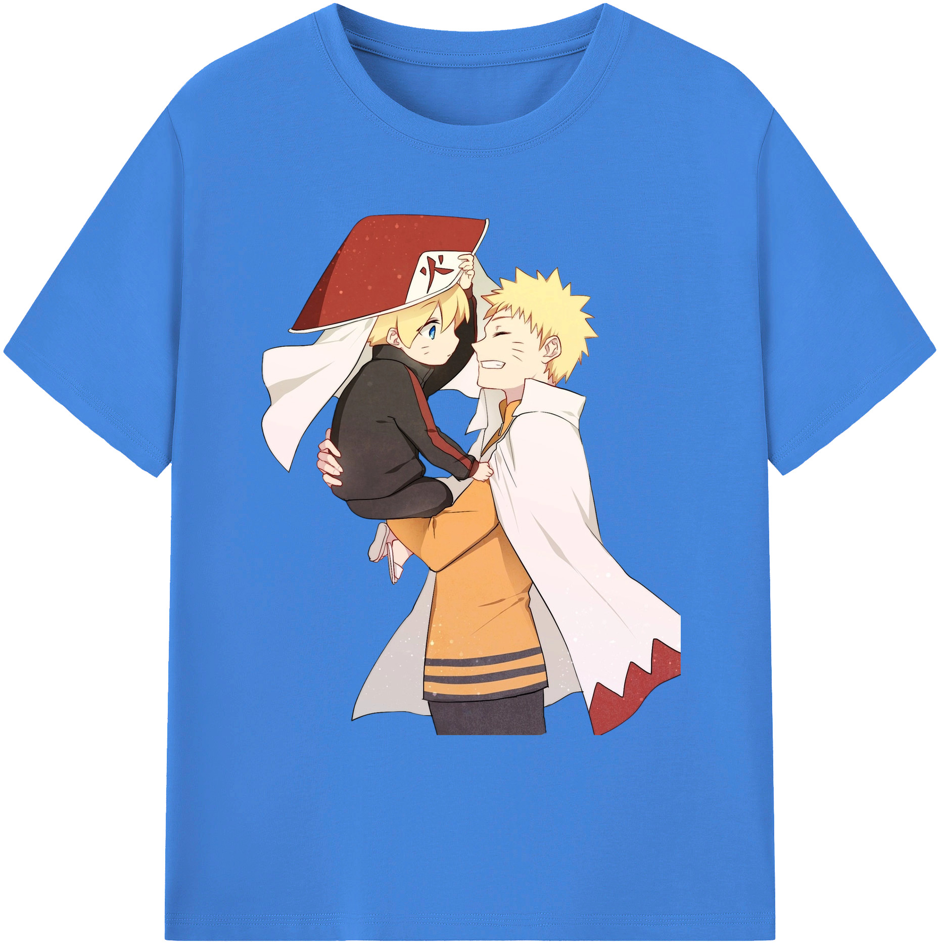 （画像用） NARUTO -ナルト- うずまき ナルト Uzumaki Naruto 綿100％ メンズ半袖Tシャツ｜肌触りやわらか＆通気性