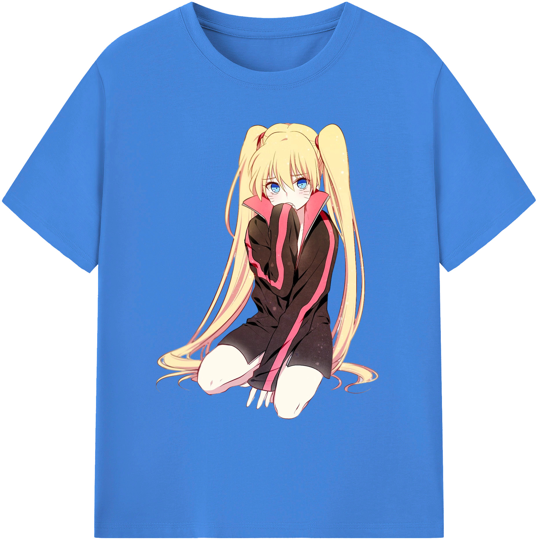 （画像用） NARUTO -ナルト- うずまき ナルト Uzumaki Naruto 綿100％ メンズ半袖Tシャツ｜肌触りやわらか＆通気性