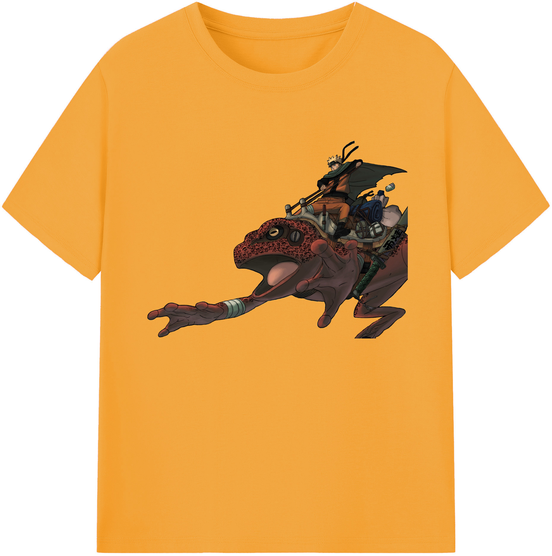 （画像用） NARUTO -ナルト- うずまき ナルト Uzumaki Naruto 綿100％ メンズ半袖Tシャツ｜肌触りやわらか＆通気性