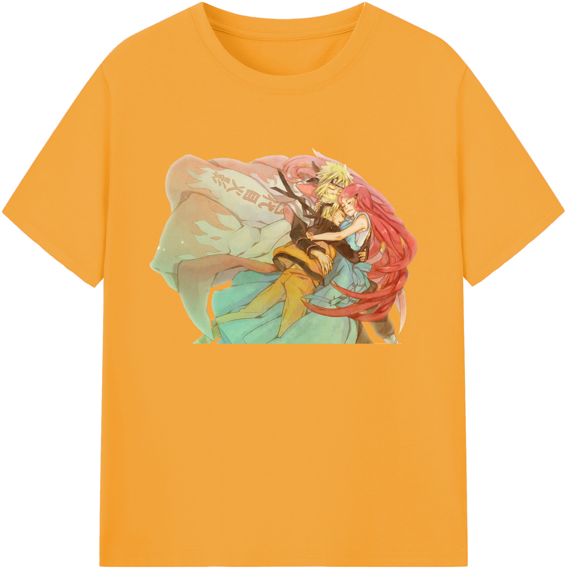 （画像用） NARUTO -ナルト- うずまき ナルト Uzumaki Naruto 綿100％ メンズ半袖Tシャツ｜肌触りやわらか＆通気性