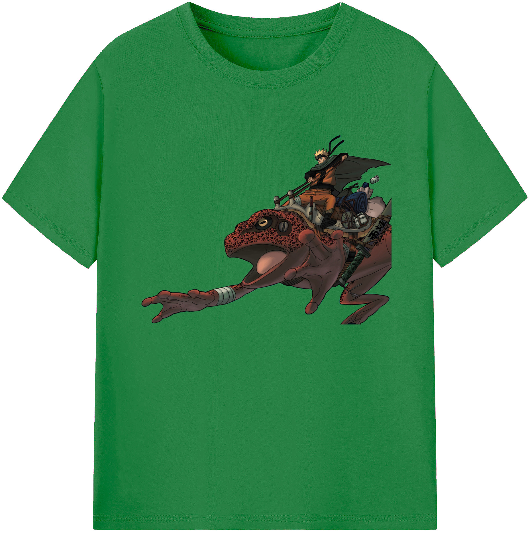 （画像用） NARUTO -ナルト- うずまき ナルト Uzumaki Naruto 綿100％ メンズ半袖Tシャツ｜肌触りやわらか＆通気性