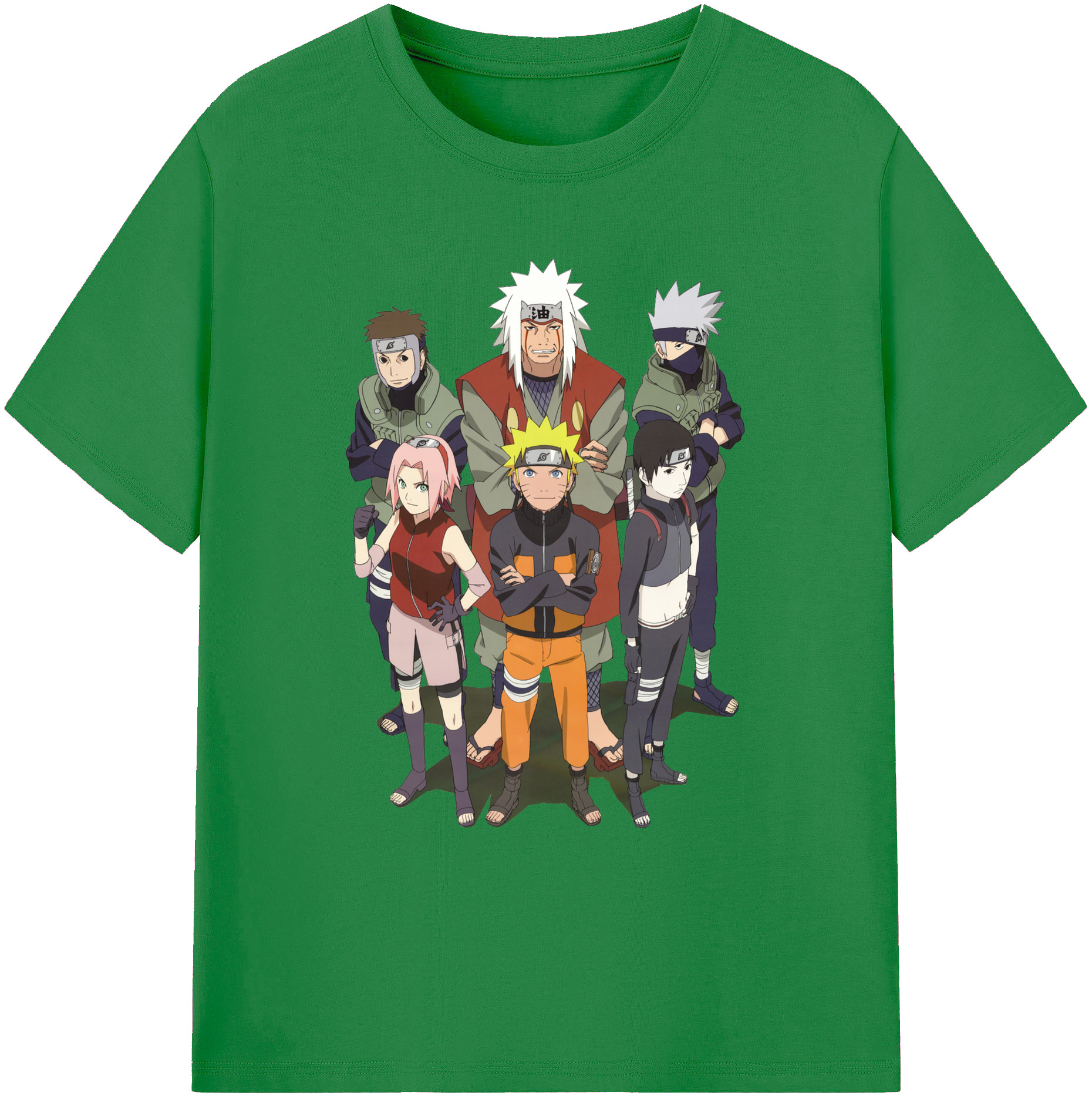 （画像用） NARUTO -ナルト- うずまき ナルト Uzumaki Naruto 綿100％ メンズ半袖Tシャツ｜肌触りやわらか＆通気性