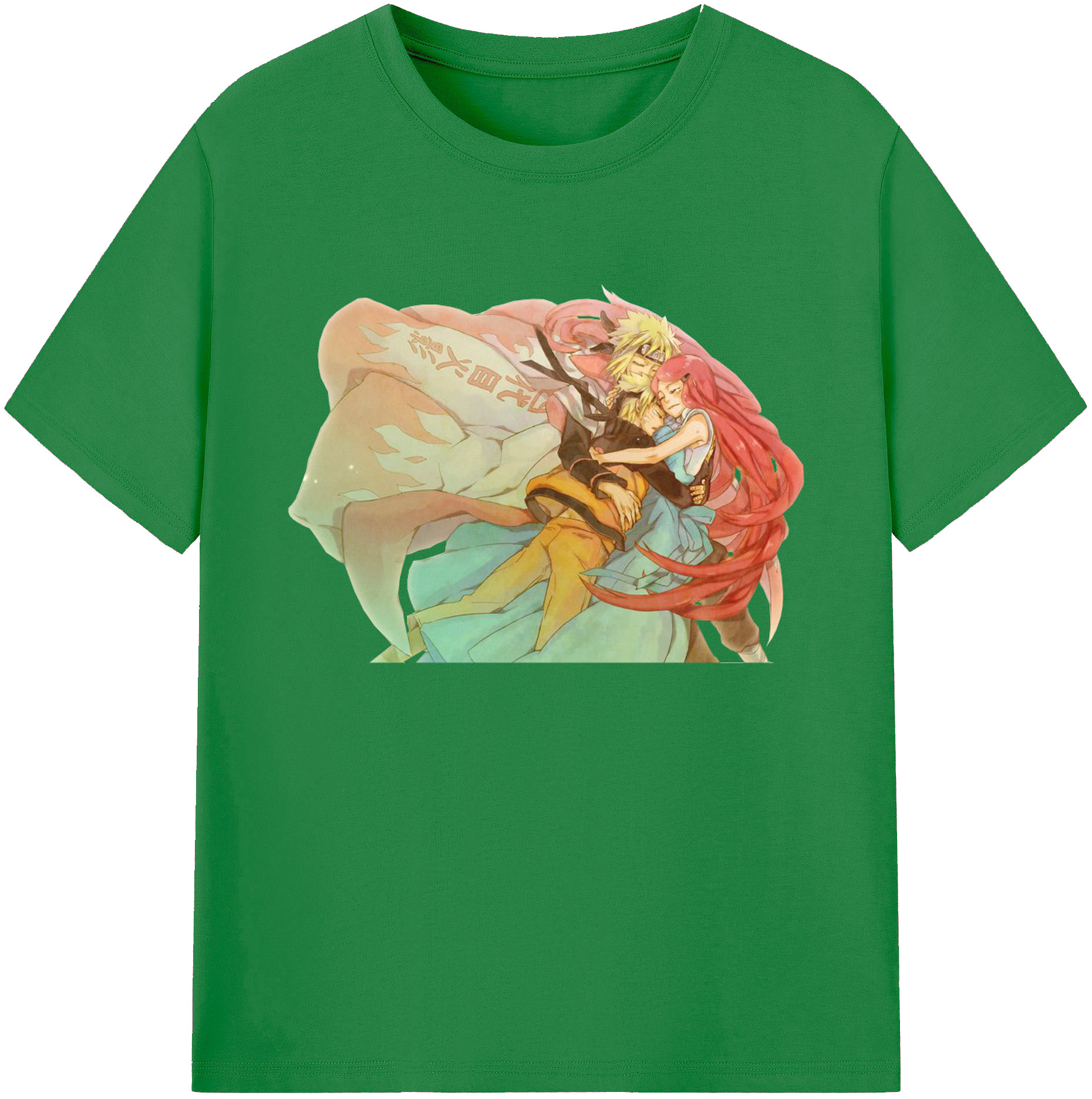（画像用） NARUTO -ナルト- うずまき ナルト Uzumaki Naruto 綿100％ メンズ半袖Tシャツ｜肌触りやわらか＆通気性
