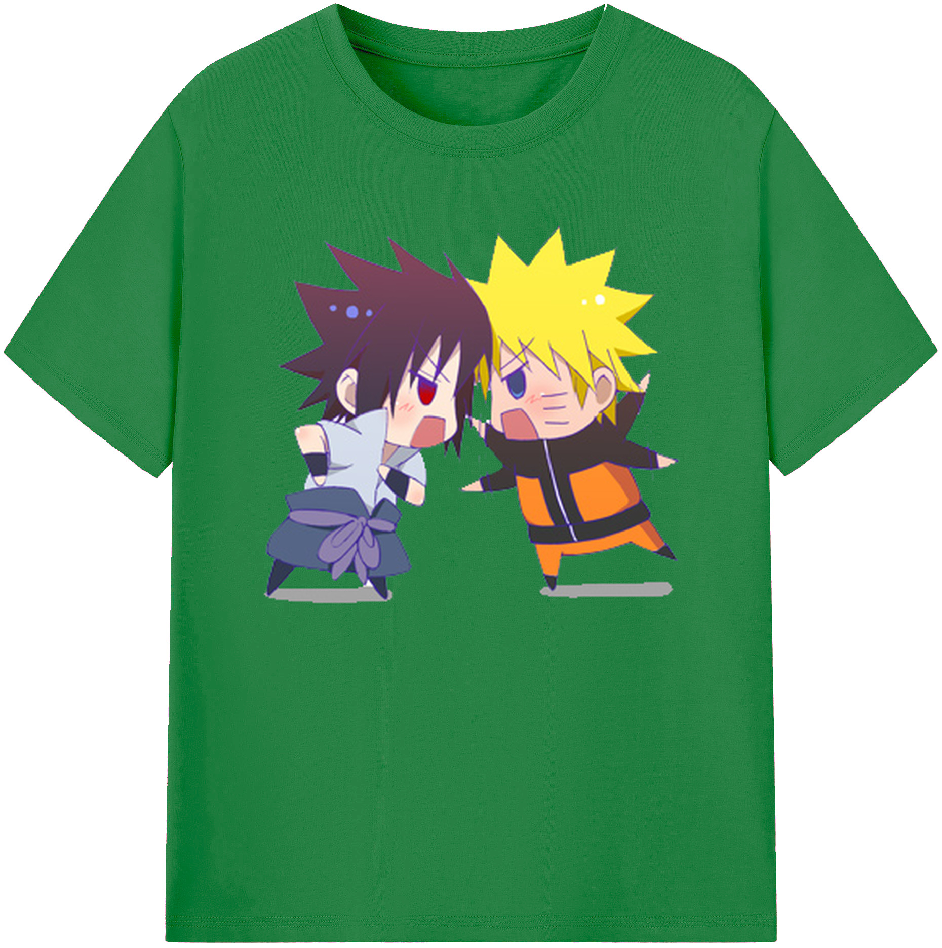 （画像用） NARUTO -ナルト- うずまき ナルト Uzumaki Naruto 綿100％ メンズ半袖Tシャツ｜肌触りやわらか＆通気性