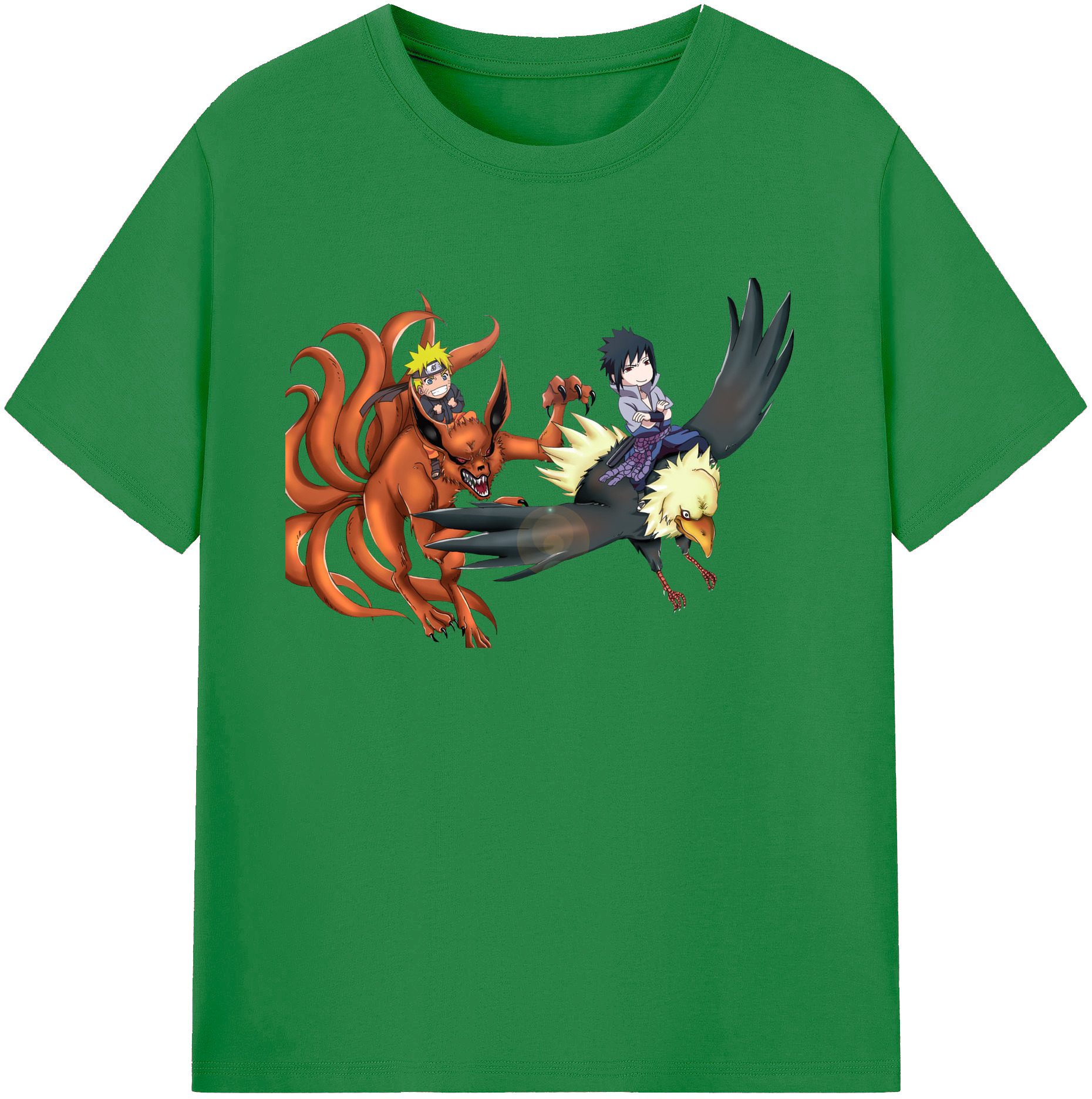 （画像用） NARUTO -ナルト- うずまき ナルト Uzumaki Naruto 綿100％ メンズ半袖Tシャツ｜肌触りやわらか＆通気性