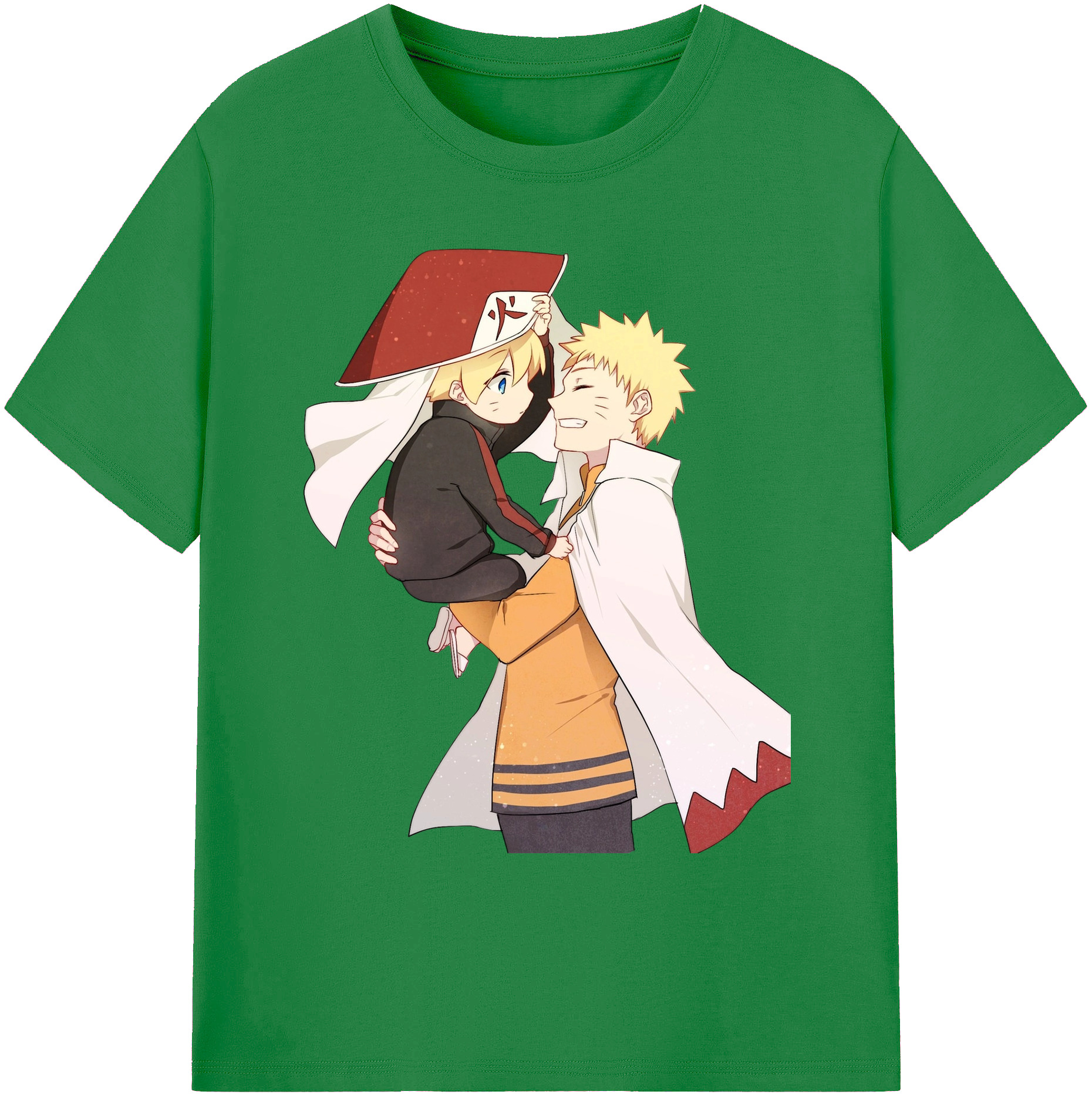 （画像用） NARUTO -ナルト- うずまき ナルト Uzumaki Naruto 綿100％ メンズ半袖Tシャツ｜肌触りやわらか＆通気性