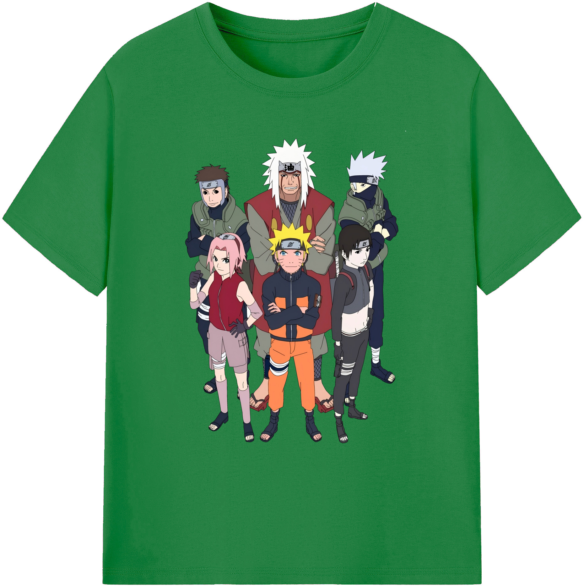 （画像用） NARUTO -ナルト- うずまき ナルト Uzumaki Naruto 綿100％ メンズ半袖Tシャツ｜肌触りやわらか＆通気性