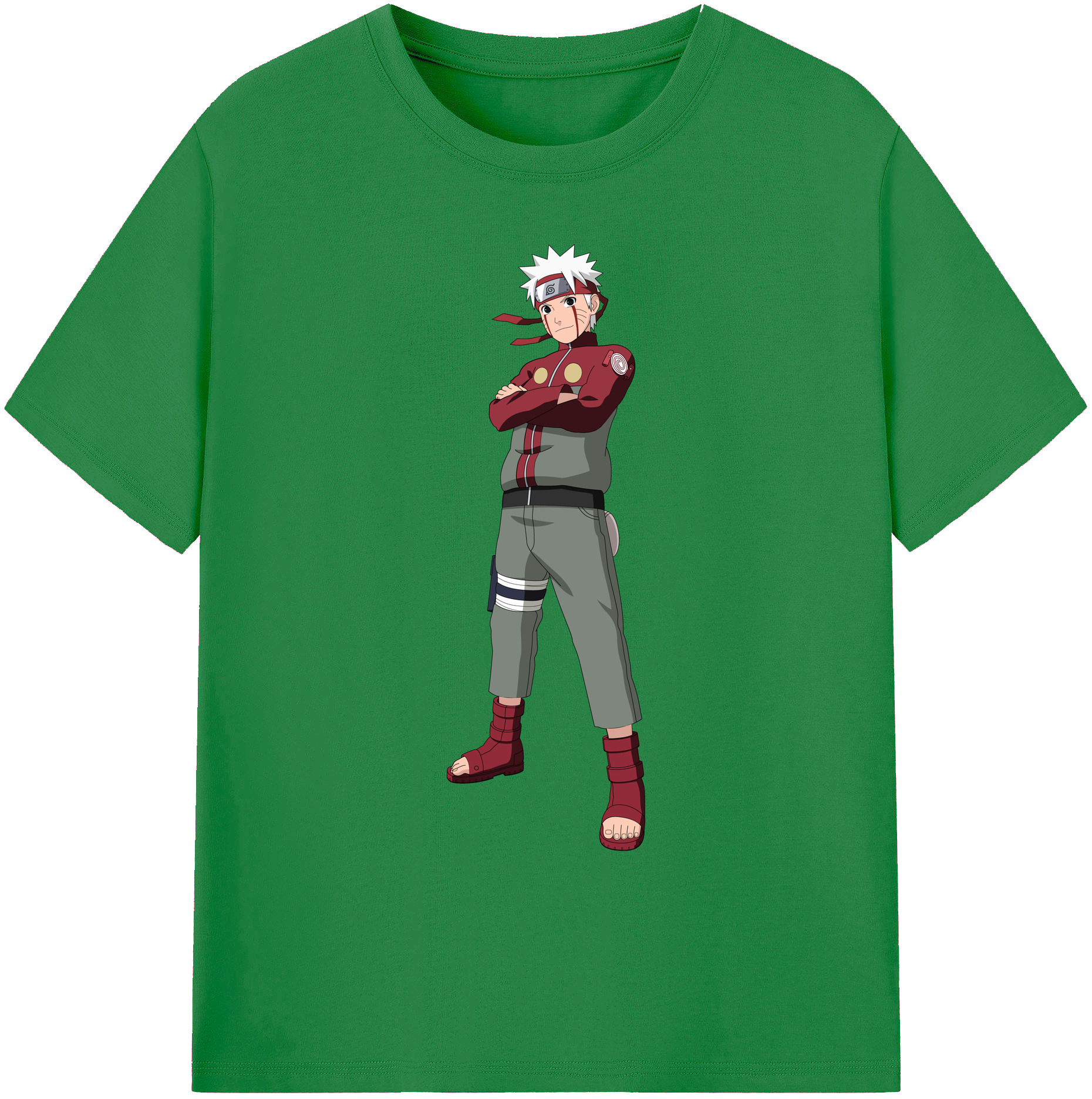 （画像用） NARUTO -ナルト- うずまき ナルト Uzumaki Naruto 綿100％ メンズ半袖Tシャツ｜肌触りやわらか＆通気性