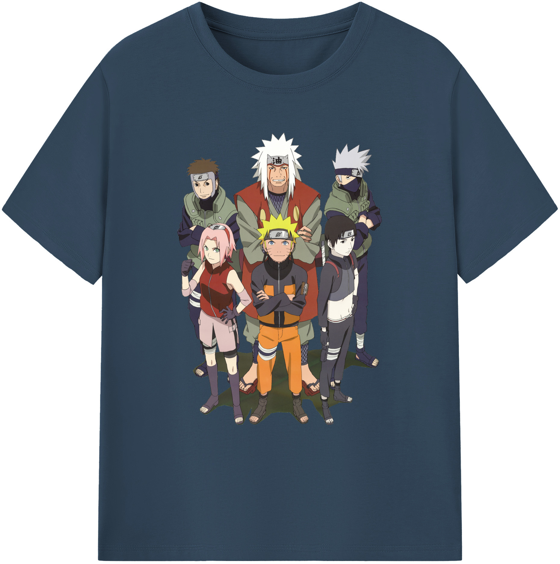 （画像用） NARUTO -ナルト- うずまき ナルト Uzumaki Naruto 綿100％ メンズ半袖Tシャツ｜肌触りやわらか＆通気性