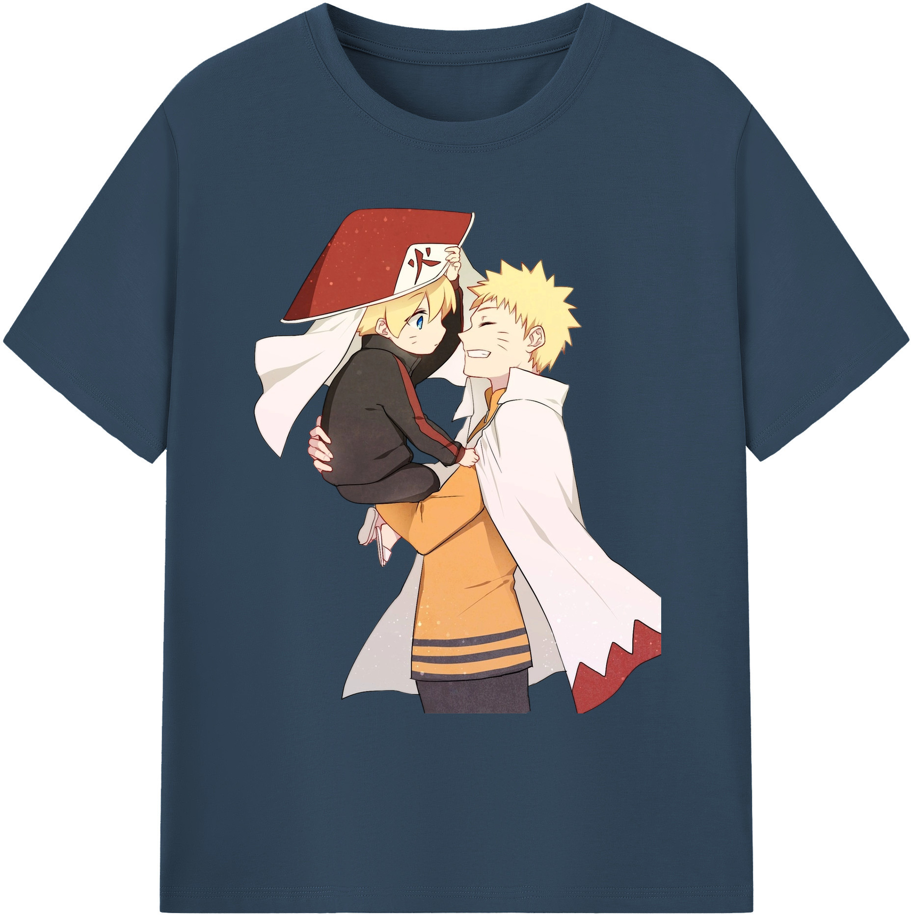 （画像用） NARUTO -ナルト- うずまき ナルト Uzumaki Naruto 綿100％ メンズ半袖Tシャツ｜肌触りやわらか＆通気性