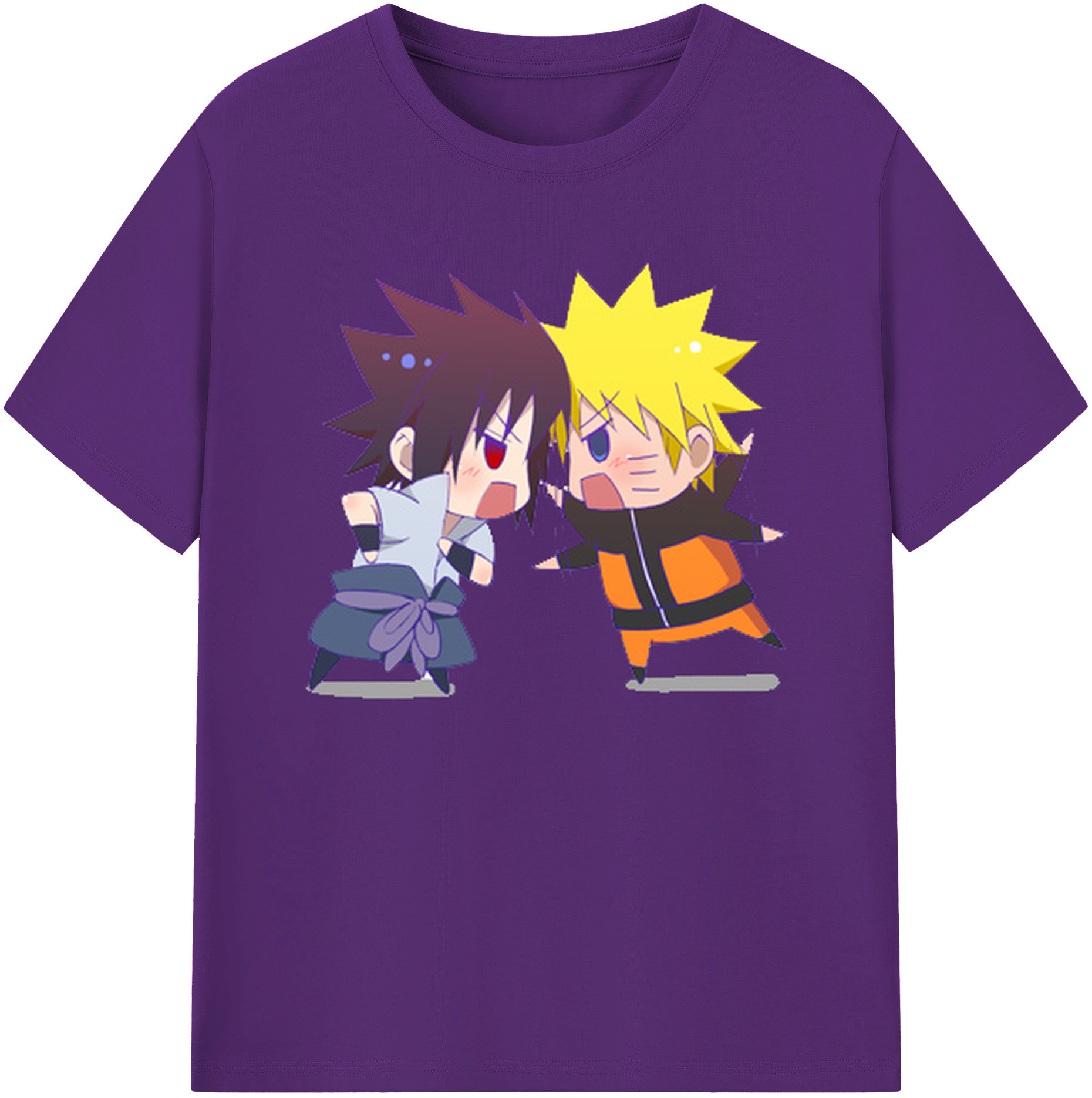 （画像用） NARUTO -ナルト- うずまき ナルト Uzumaki Naruto 綿100％ メンズ半袖Tシャツ｜肌触りやわらか＆通気性