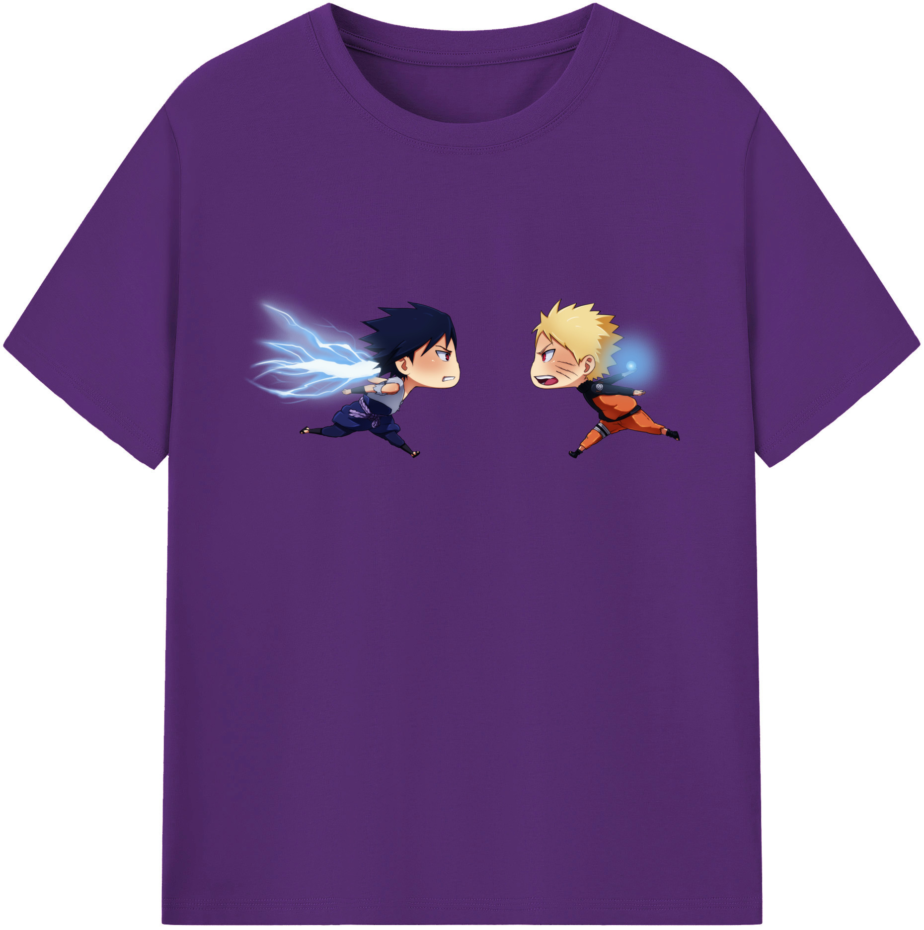 （画像用） NARUTO -ナルト- うずまき ナルト Uzumaki Naruto 綿100％ メンズ半袖Tシャツ｜肌触りやわらか＆通気性