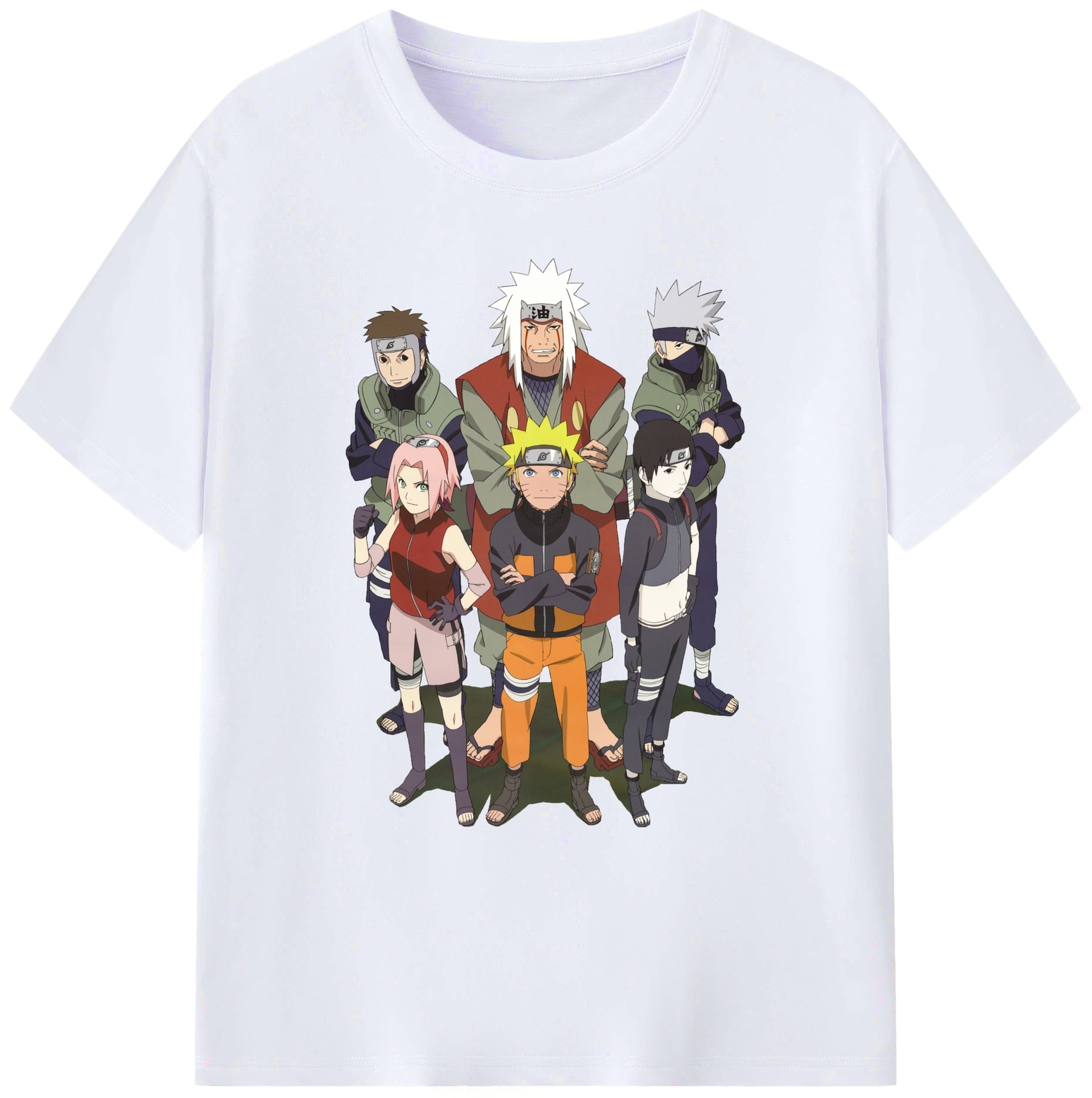 （画像用） NARUTO -ナルト- うずまき ナルト Uzumaki Naruto 綿100％ メンズ半袖Tシャツ｜肌触りやわらか＆通気性