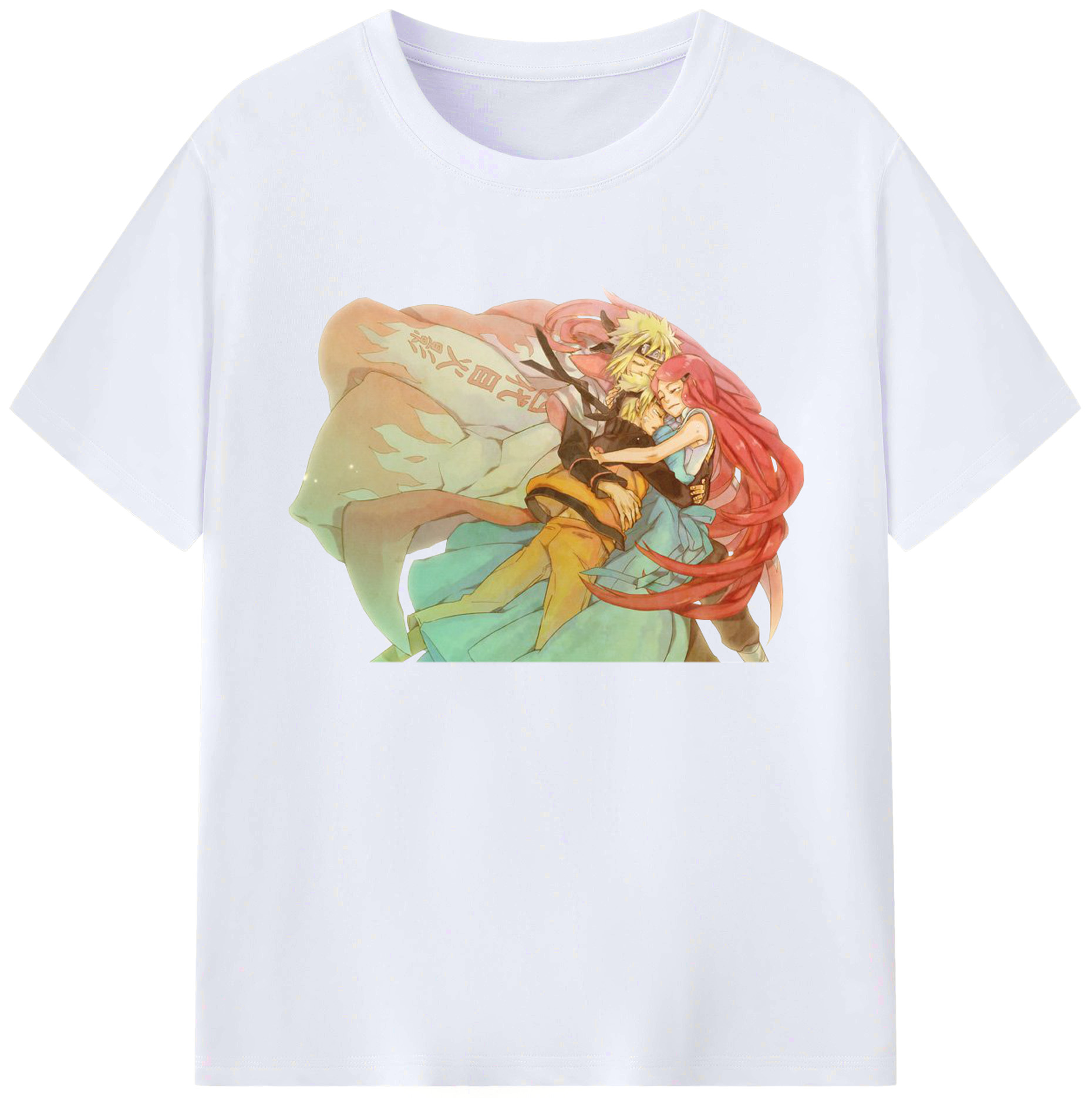 （画像用） NARUTO -ナルト- うずまき ナルト Uzumaki Naruto 綿100％ メンズ半袖Tシャツ｜肌触りやわらか＆通気性