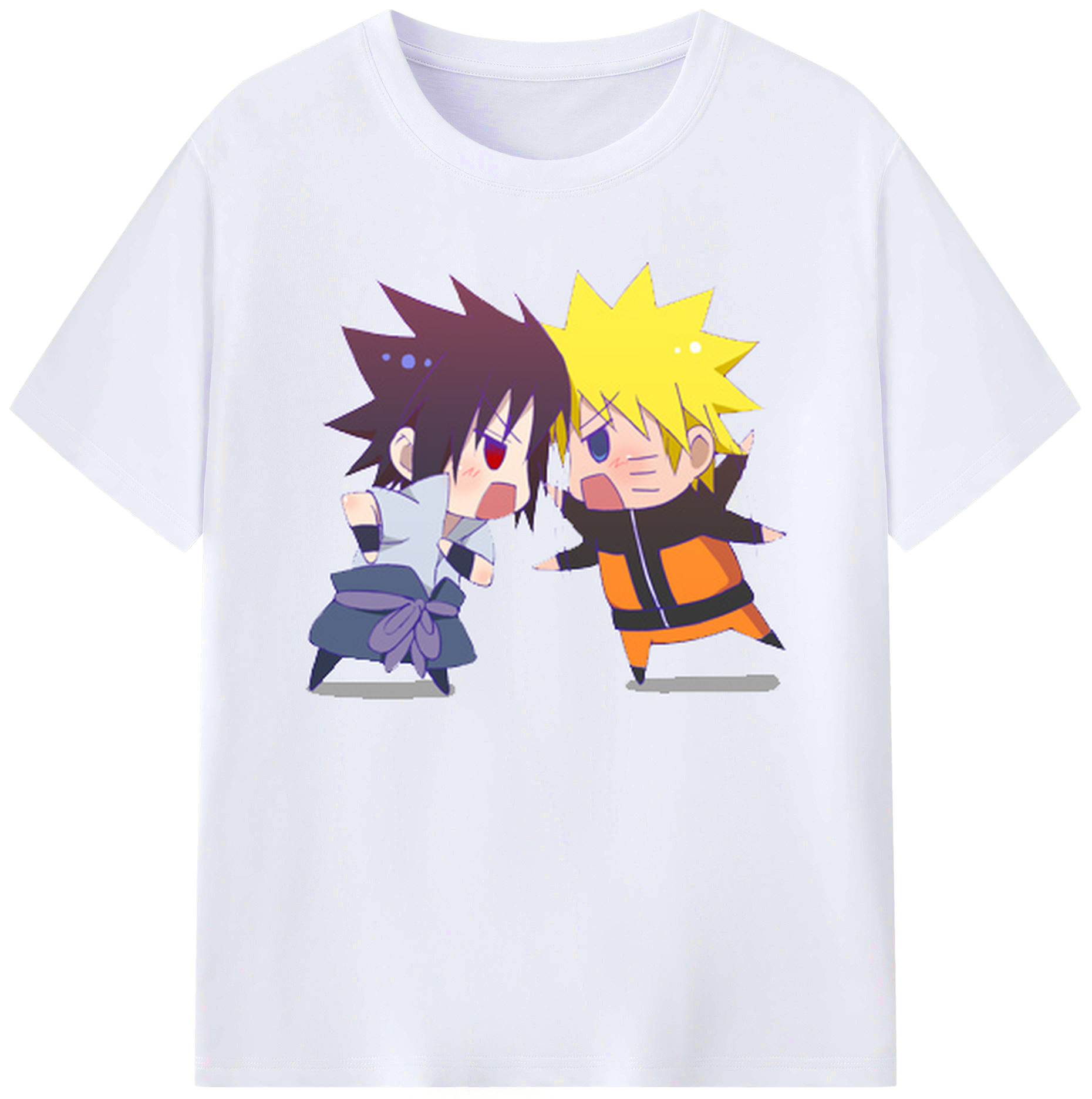 （画像用） NARUTO -ナルト- うずまき ナルト Uzumaki Naruto 綿100％ メンズ半袖Tシャツ｜肌触りやわらか＆通気性