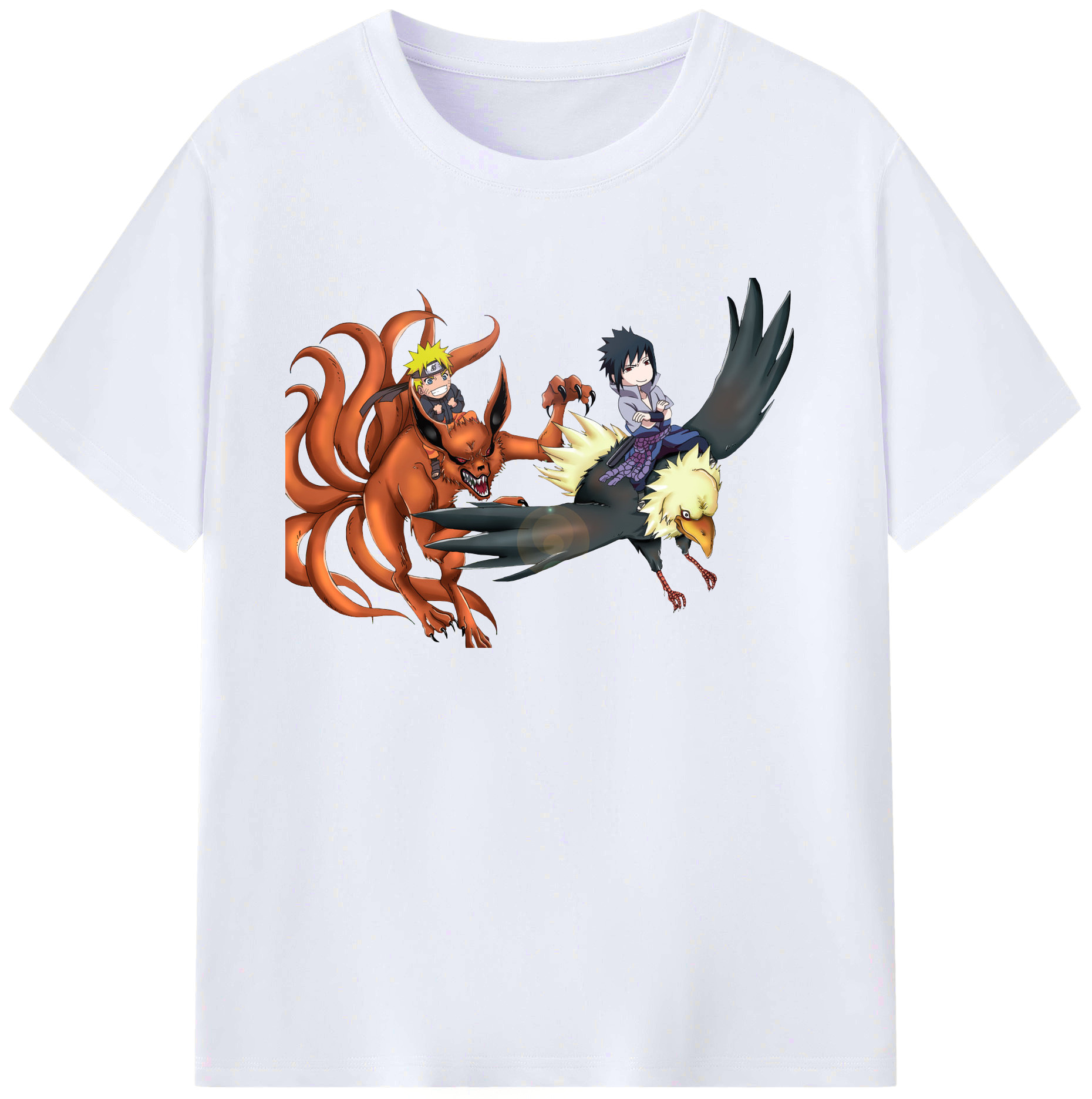 （画像用） NARUTO -ナルト- うずまき ナルト Uzumaki Naruto 綿100％ メンズ半袖Tシャツ｜肌触りやわらか＆通気性
