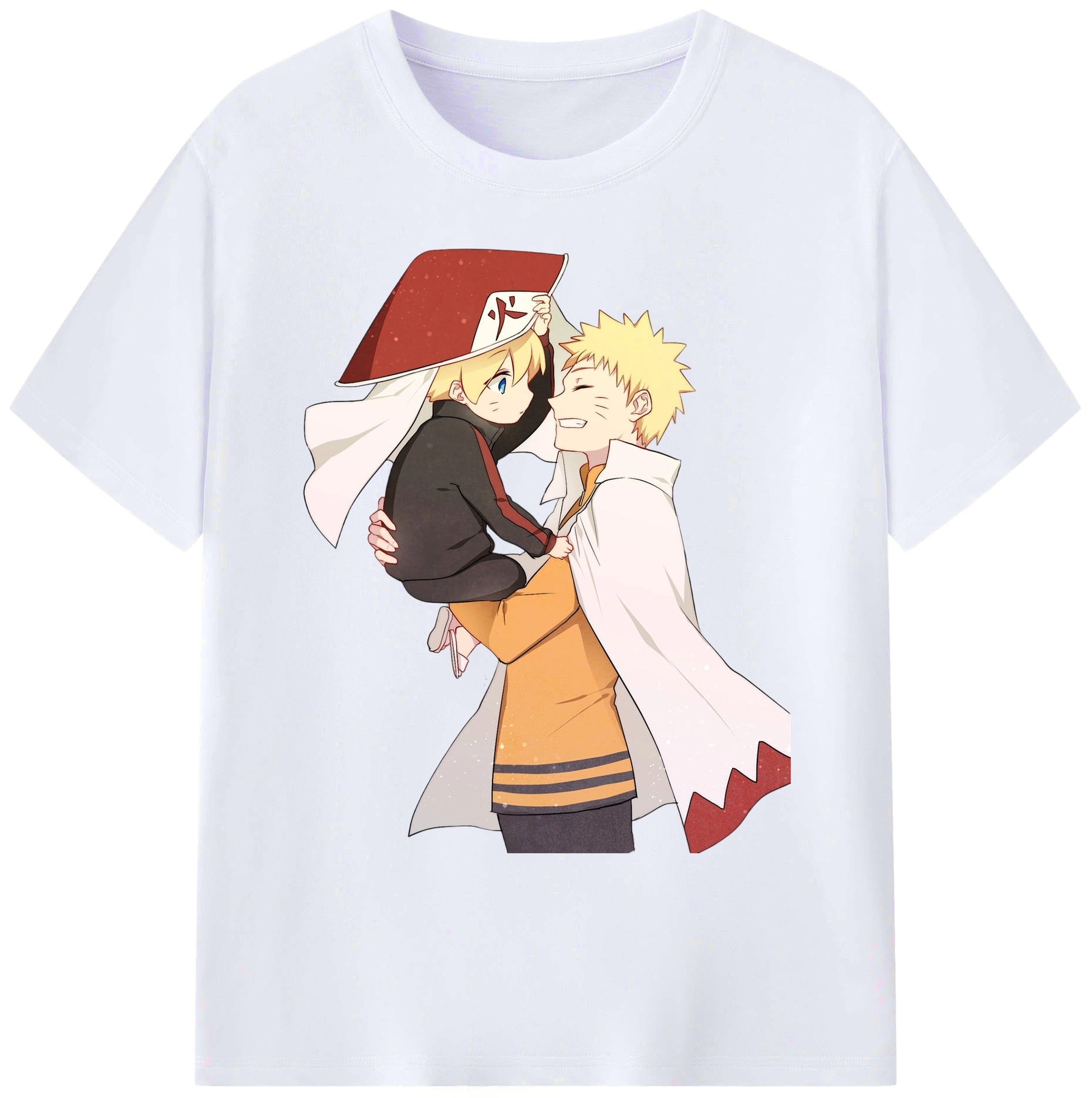 （画像用） NARUTO -ナルト- うずまき ナルト Uzumaki Naruto 綿100％ メンズ半袖Tシャツ｜肌触りやわらか＆通気性