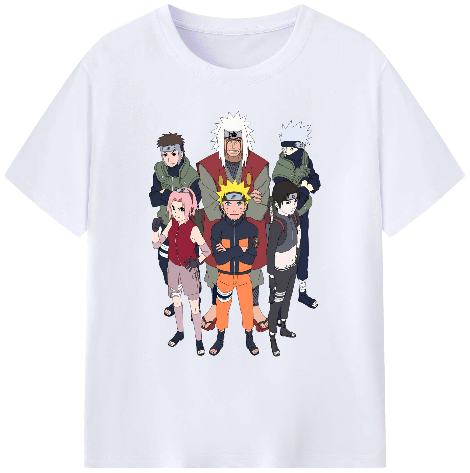 （画像用） NARUTO -ナルト- うずまき ナルト Uzumaki Naruto 綿100％ メンズ半袖Tシャツ｜肌触りやわらか＆通気性