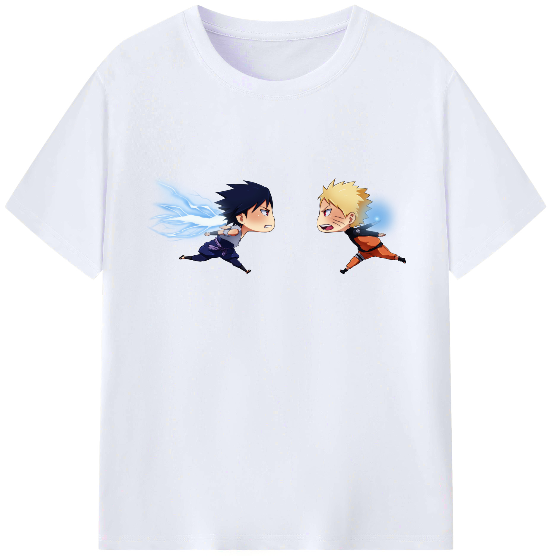 （画像用） NARUTO -ナルト- うずまき ナルト Uzumaki Naruto 綿100％ メンズ半袖Tシャツ｜肌触りやわらか＆通気性