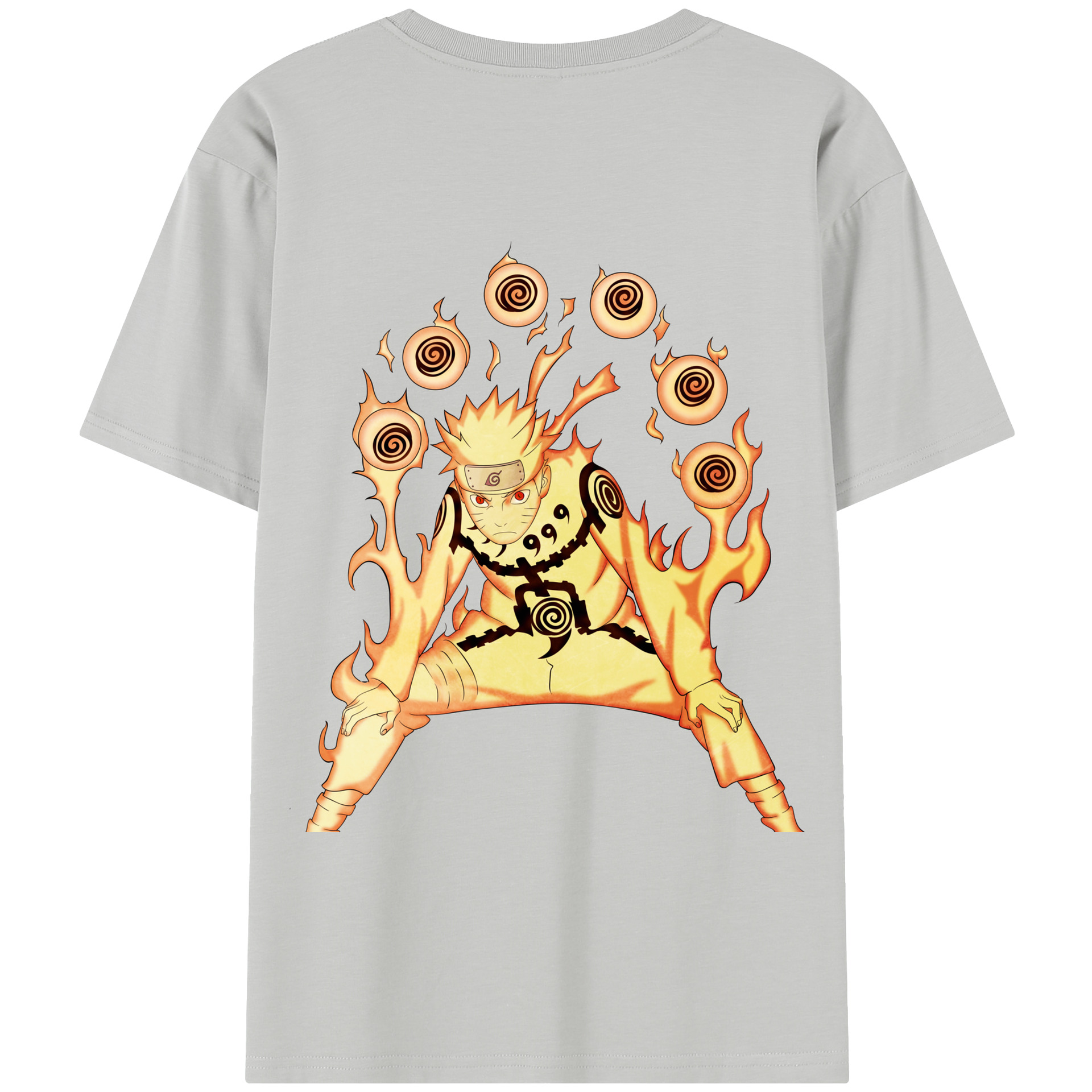 （画像用） NARUTO -ナルト- うずまき ナルト Uzumaki Naruto レディース半袖Tシャツ(バックプリント)
