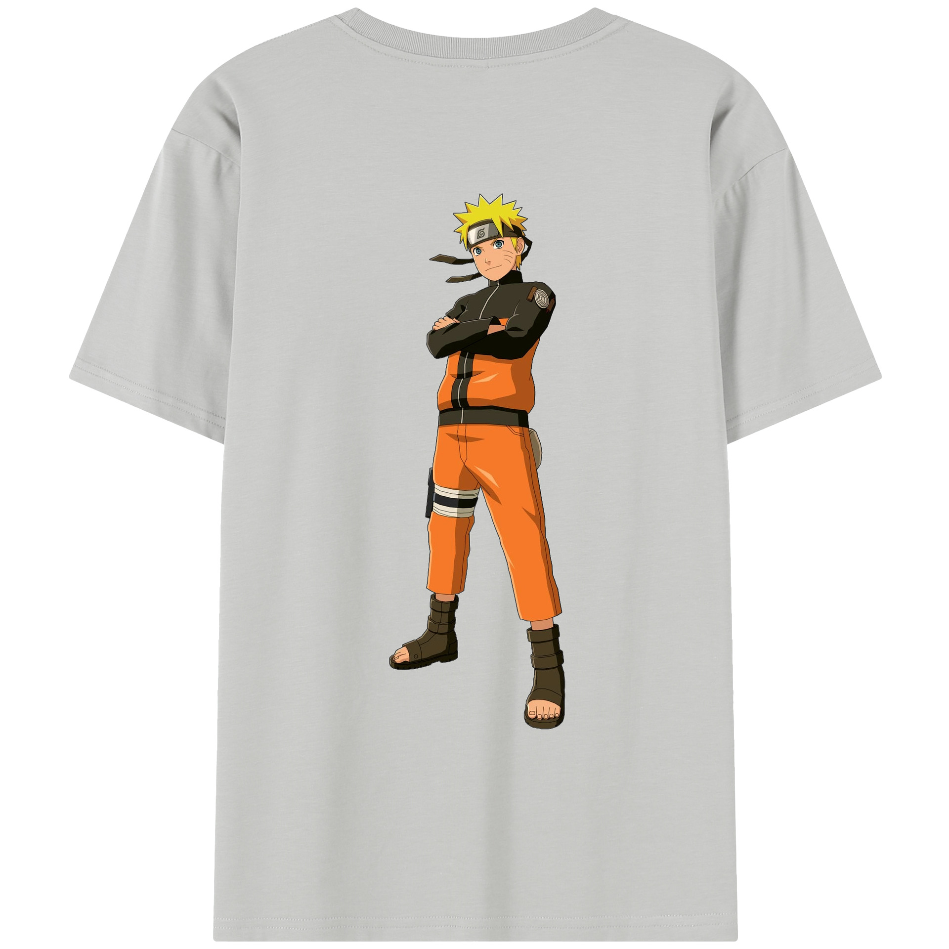 （画像用） NARUTO -ナルト- うずまき ナルト Uzumaki Naruto レディース半袖Tシャツ(バックプリント)