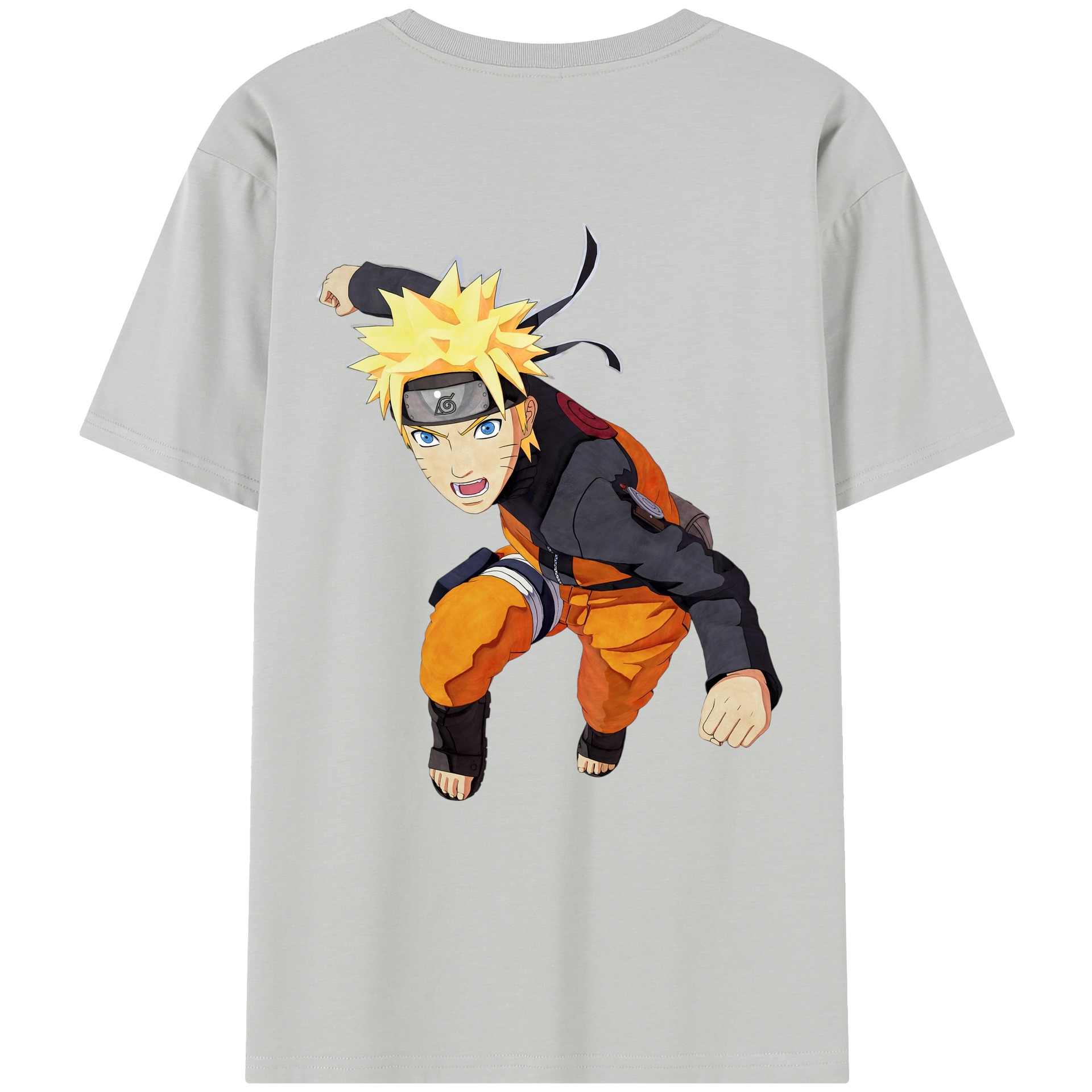 （画像用） NARUTO -ナルト- うずまき ナルト Uzumaki Naruto レディース半袖Tシャツ(バックプリント)