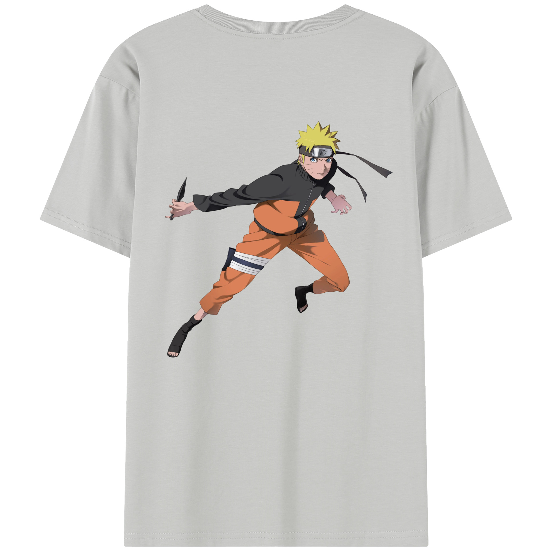 （画像用） NARUTO -ナルト- うずまき ナルト Uzumaki Naruto レディース半袖Tシャツ(バックプリント)