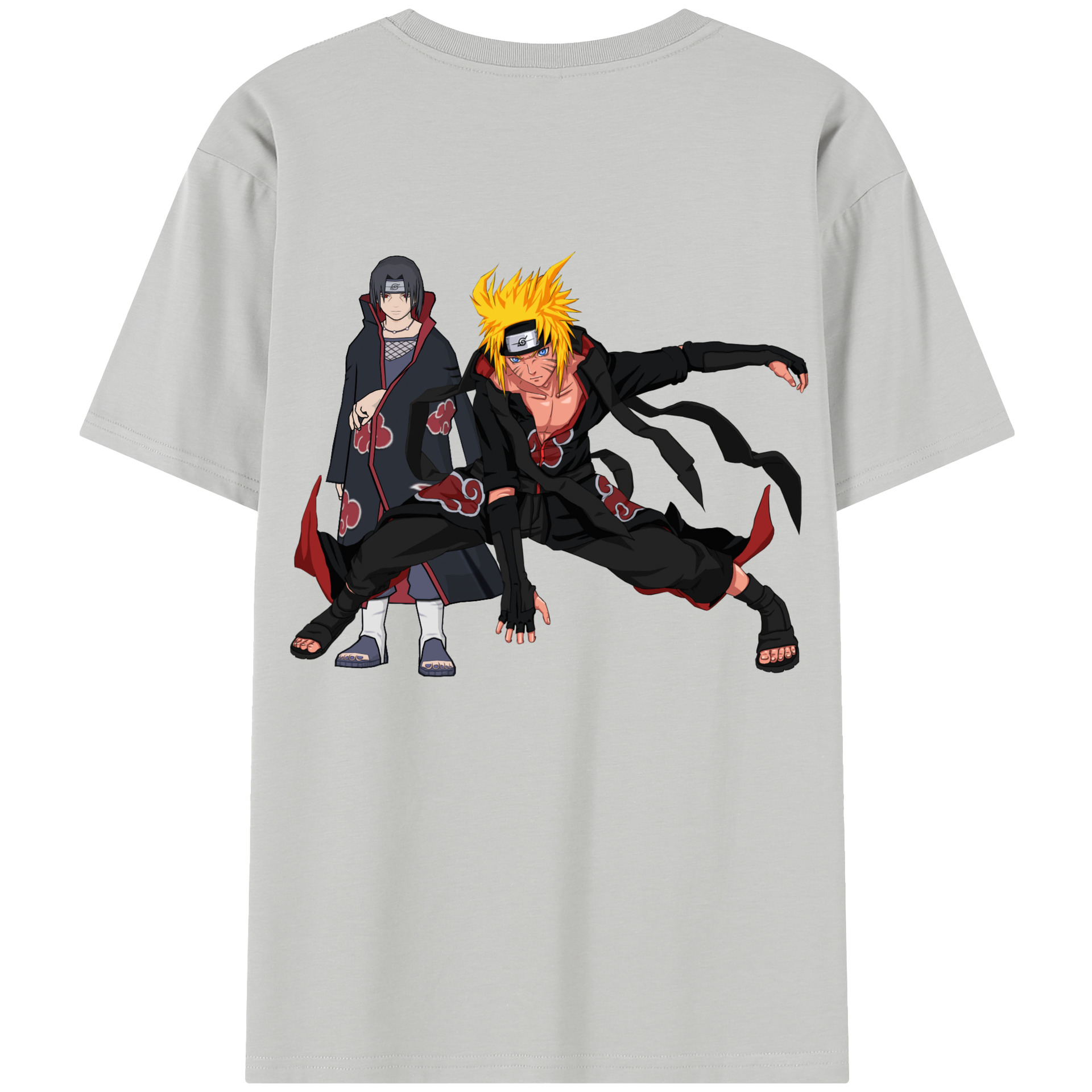 （画像用） NARUTO -ナルト- うずまき ナルト Uzumaki Naruto レディース半袖Tシャツ(バックプリント)