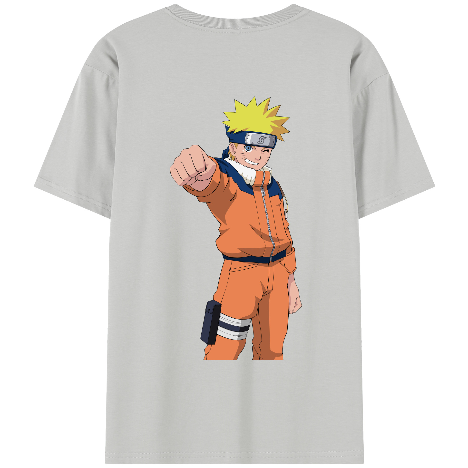 （画像用） NARUTO -ナルト- うずまき ナルト Uzumaki Naruto レディース半袖Tシャツ(バックプリント)