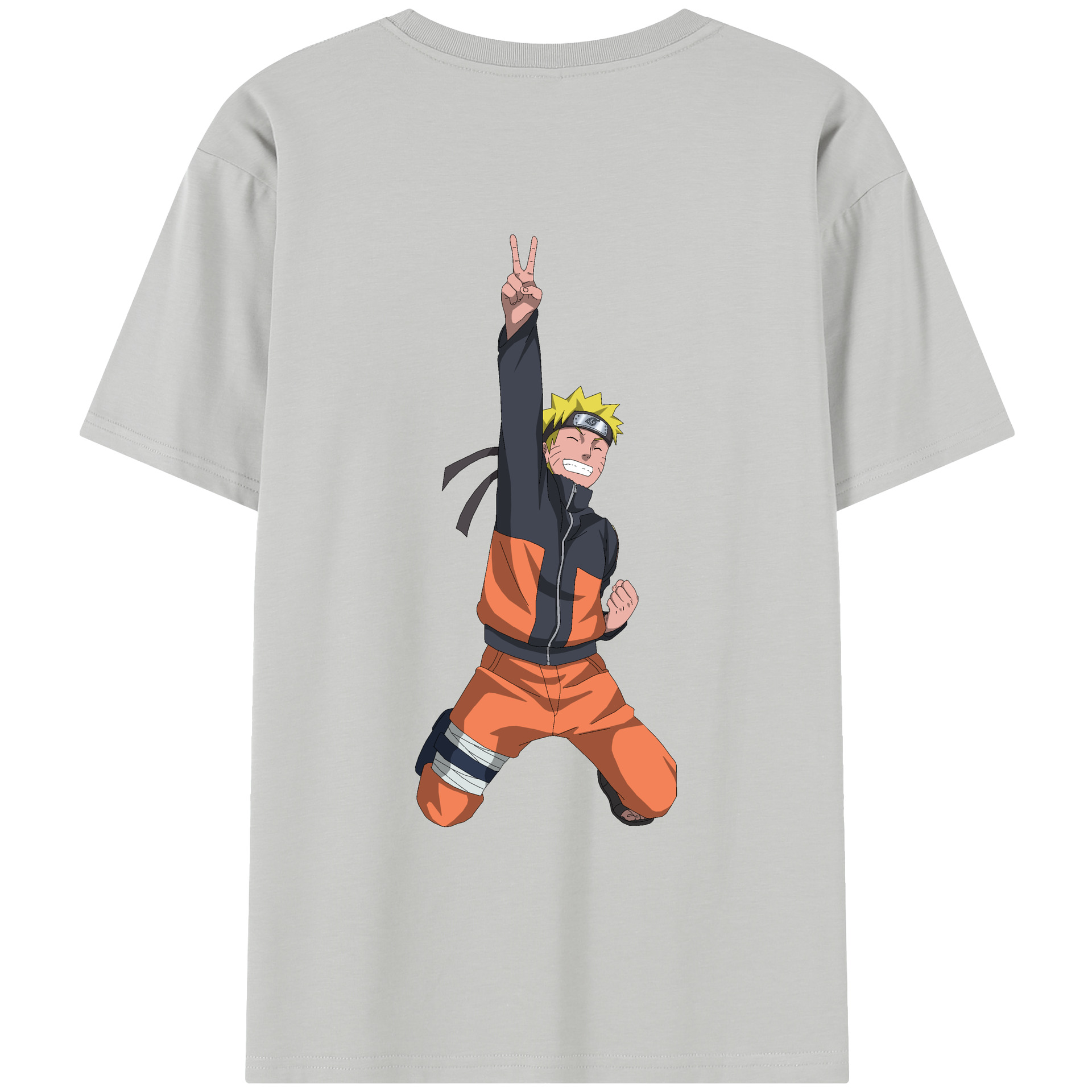 （画像用） NARUTO -ナルト- うずまき ナルト Uzumaki Naruto レディース半袖Tシャツ(バックプリント)
