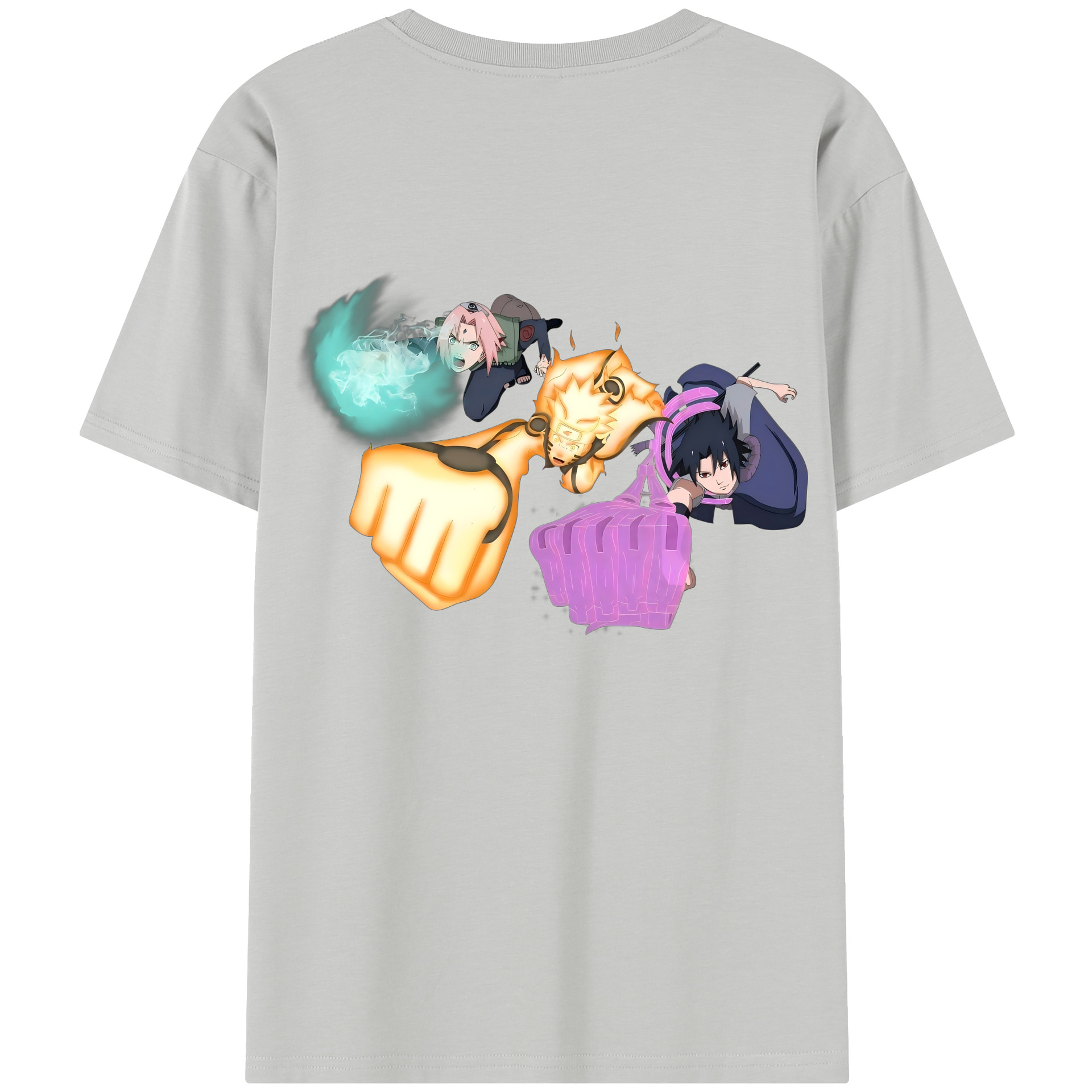（画像用） NARUTO -ナルト- うずまき ナルト Uzumaki Naruto レディース半袖Tシャツ(バックプリント)