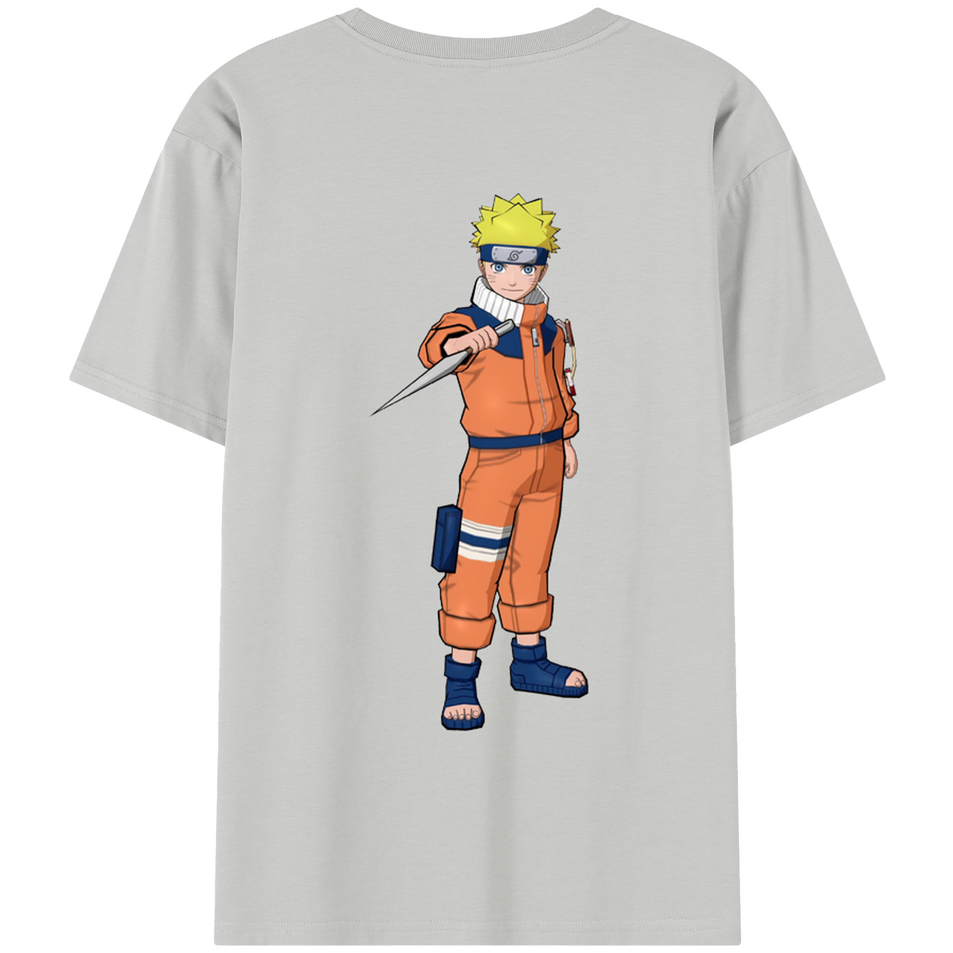 （画像用） NARUTO -ナルト- うずまき ナルト Uzumaki Naruto レディース半袖Tシャツ(バックプリント)